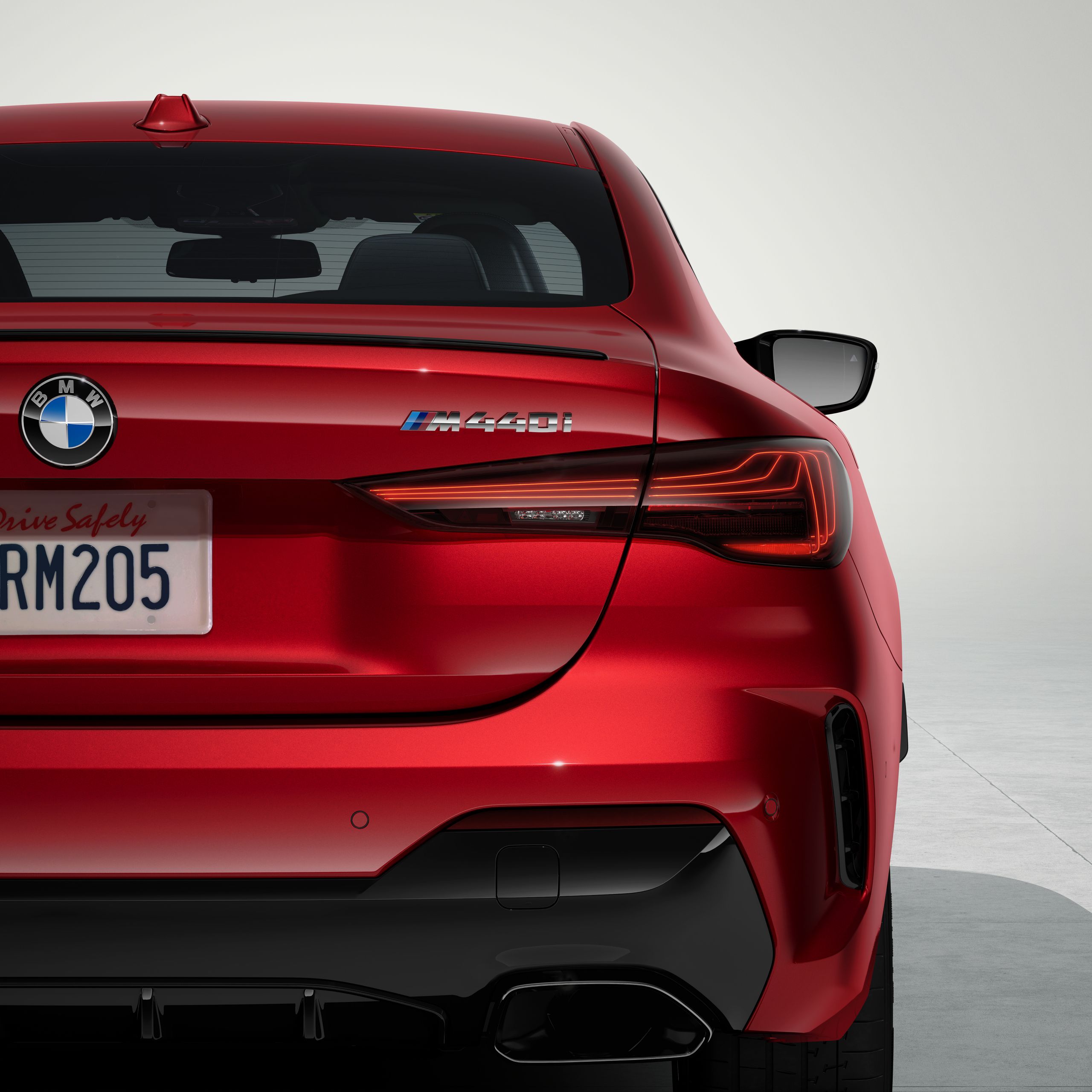 Rear lights on the BMW M440i