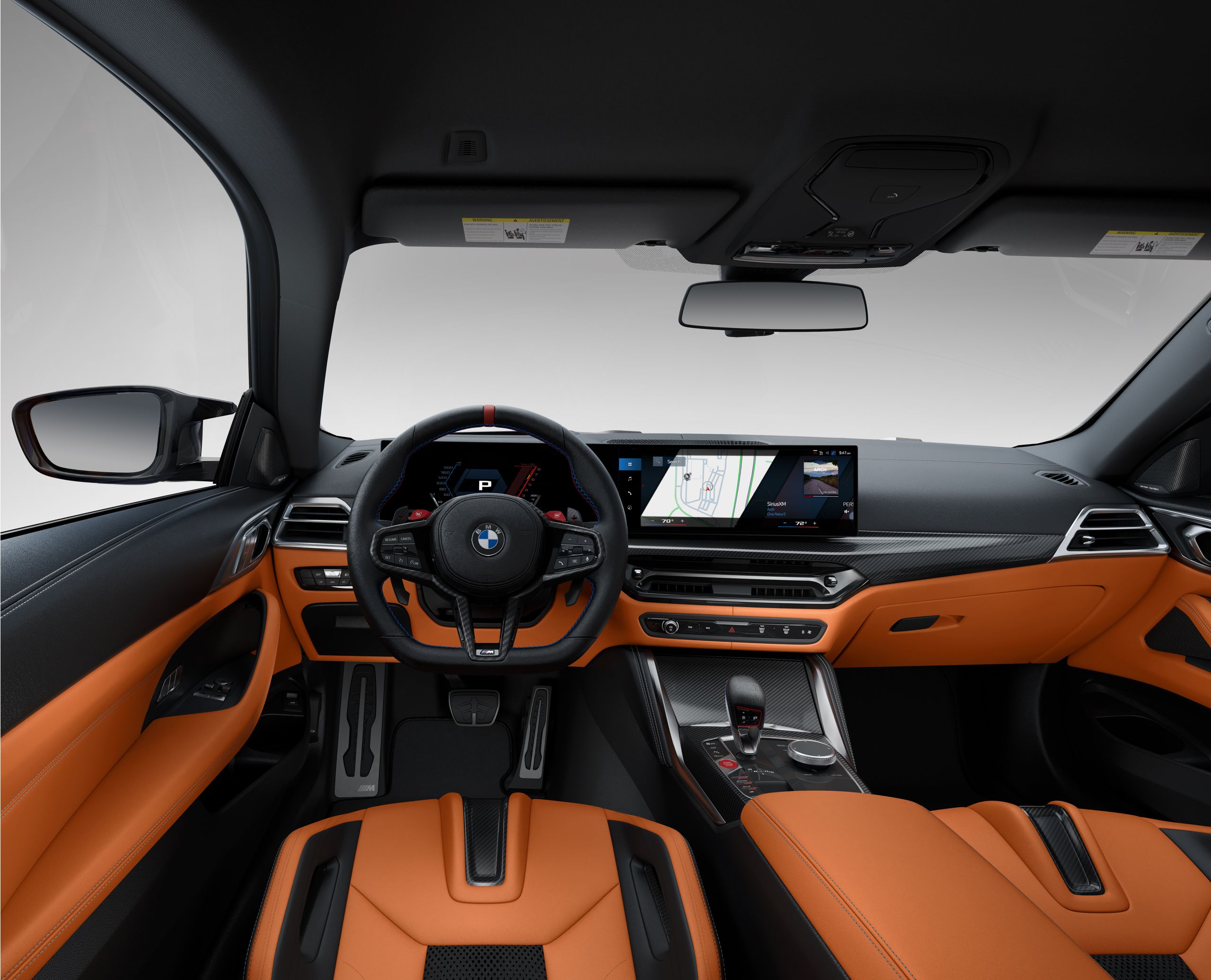 Leather M Steering Wheel Design on the BMW M4 Competition Coupe