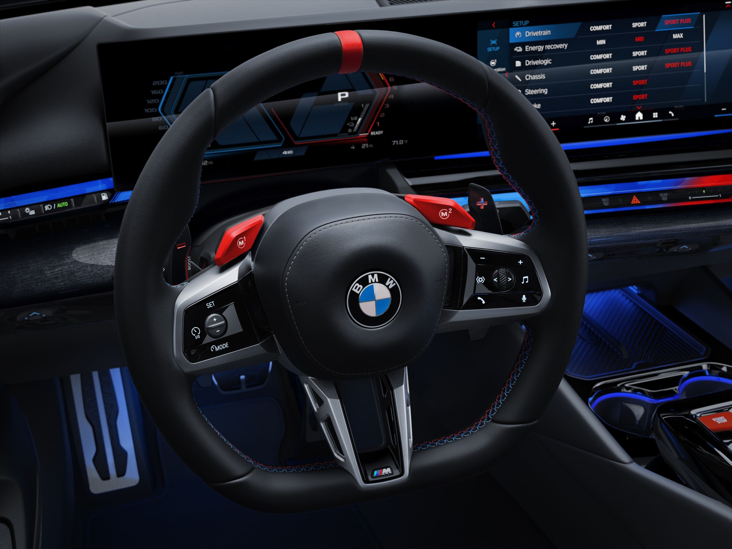 BMW M5 Touring M steering wheel
