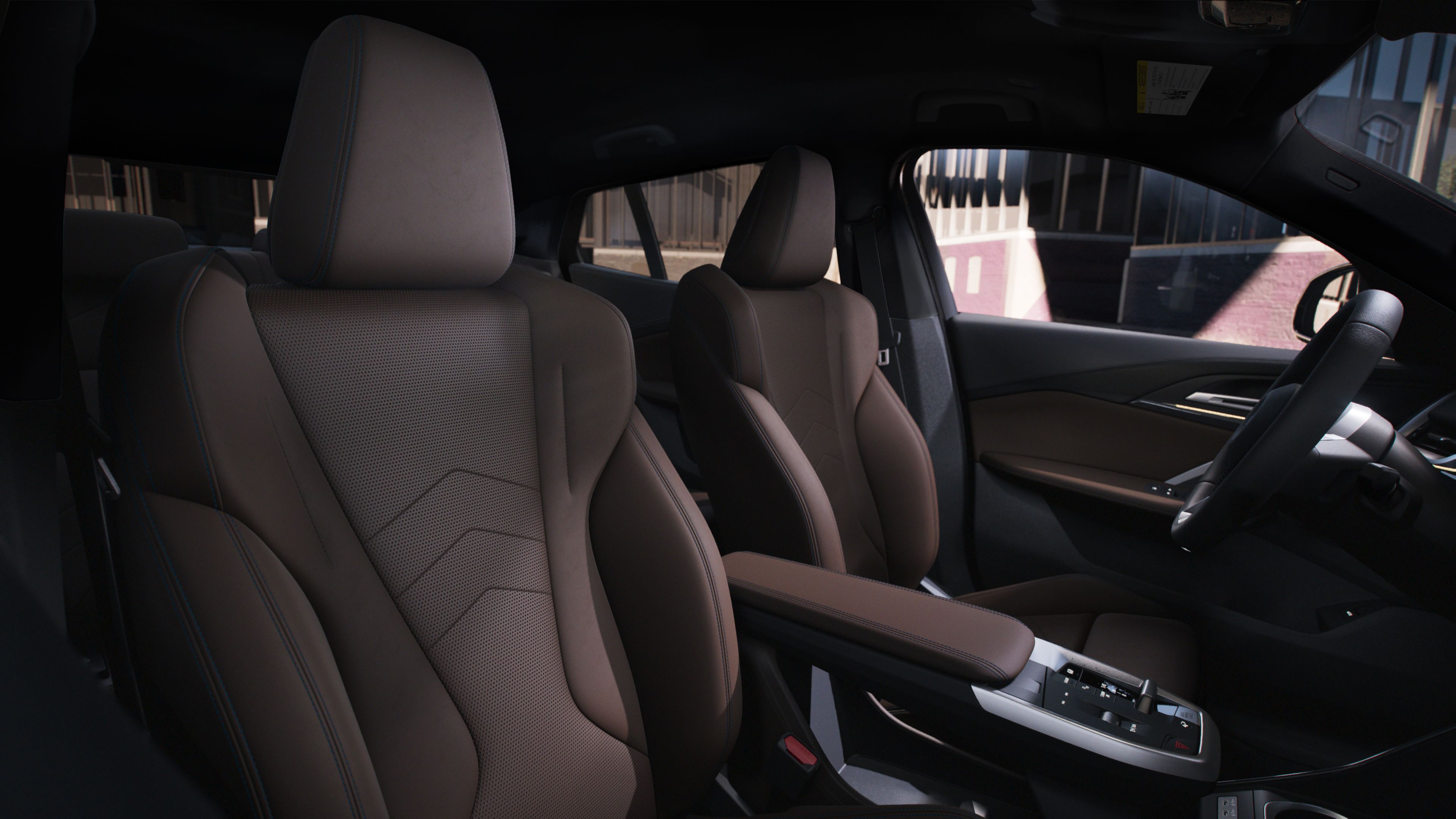 Detail shot of the X2’s interior design