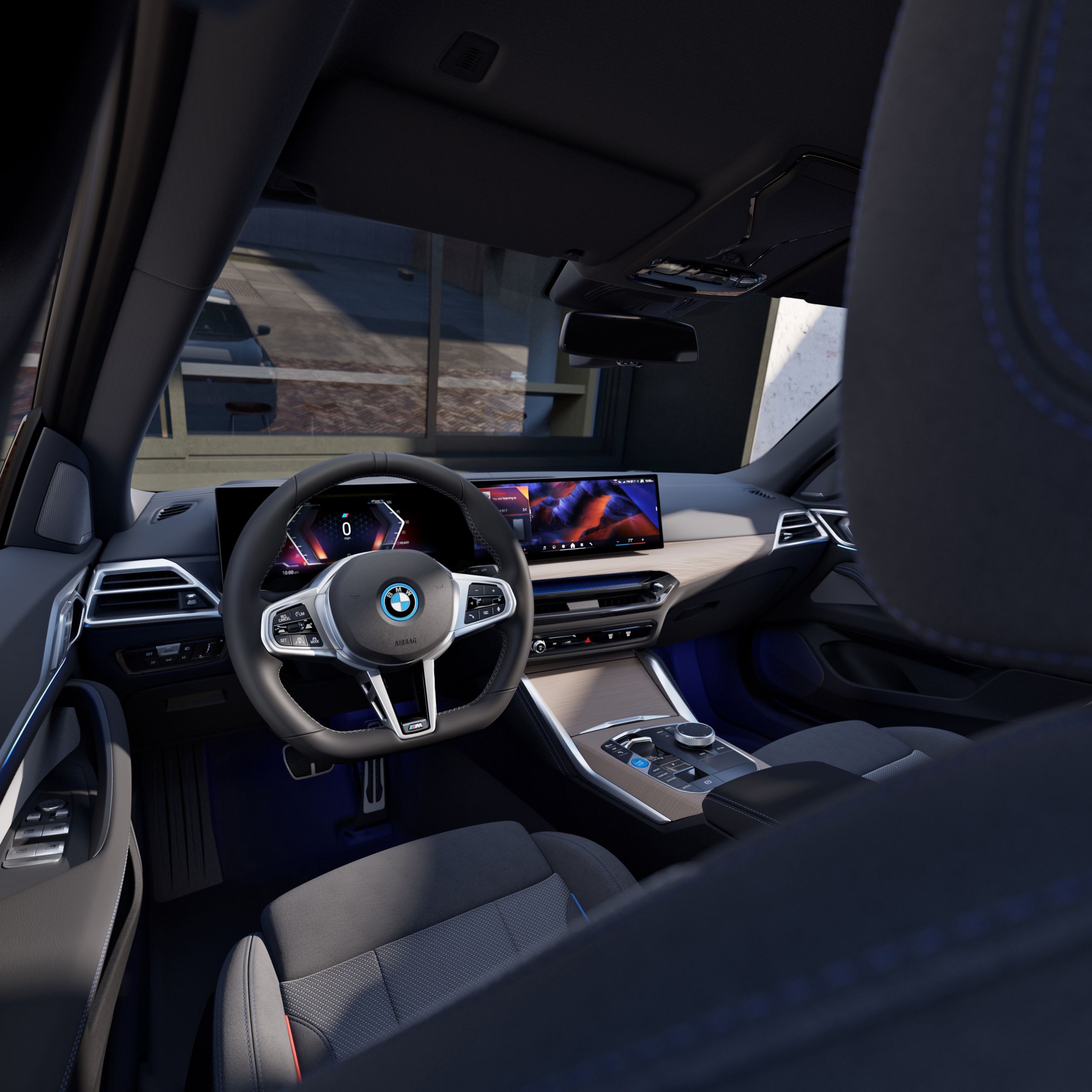 BMW i4 Gran Coupe luxury dashboard 