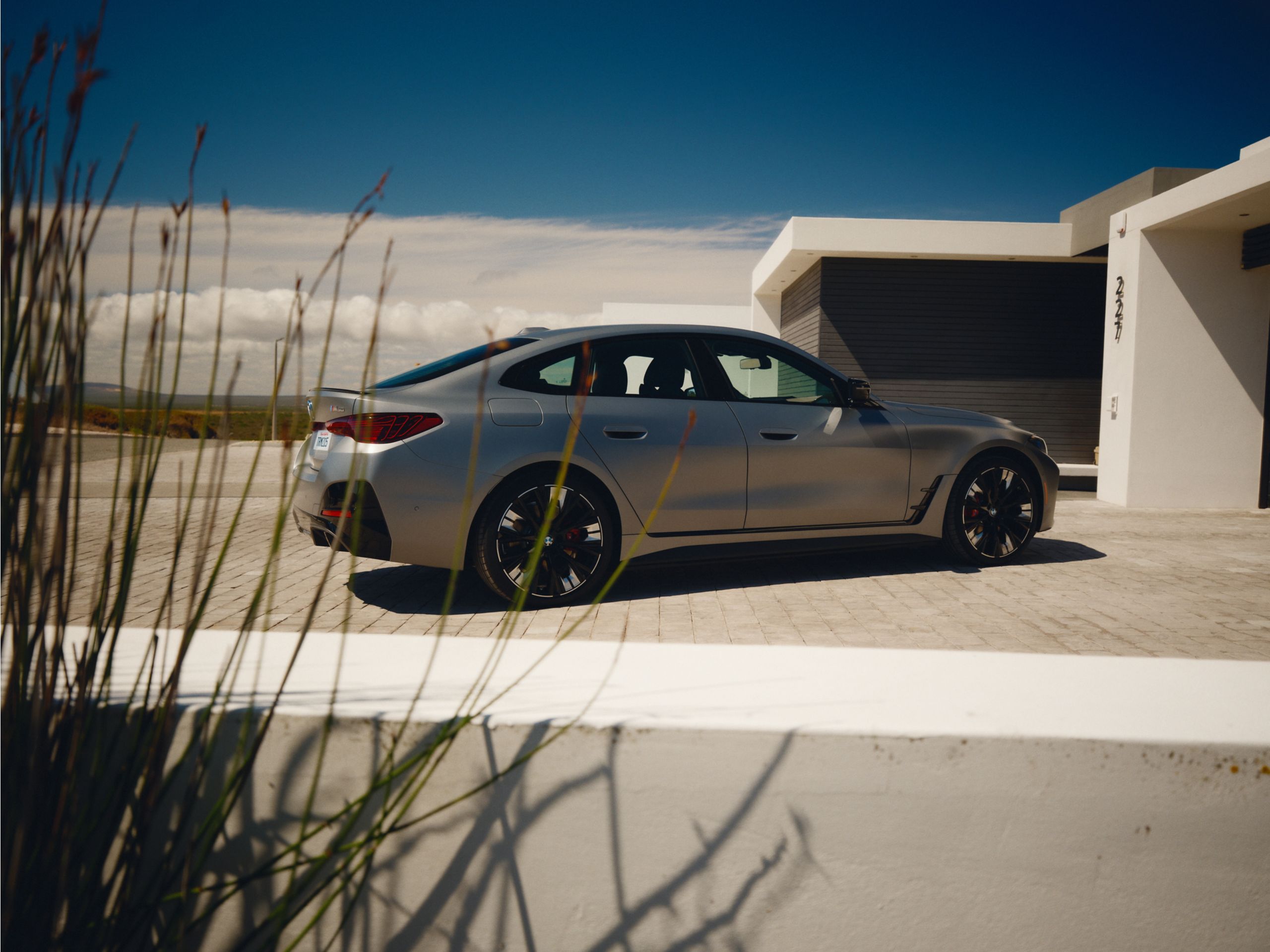 The BMW i4 M50 Gran Coupe with available M Sport Professional Package