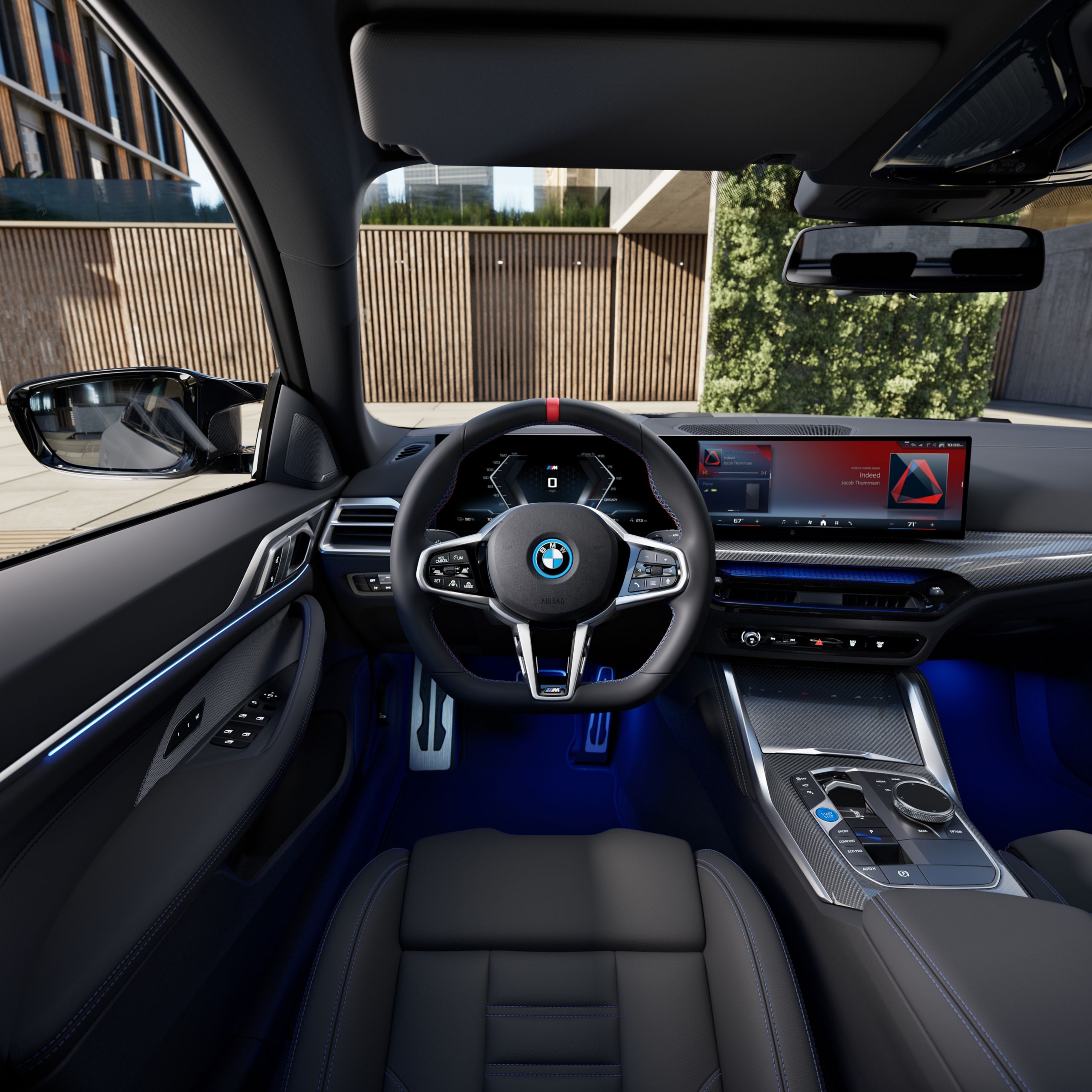 BMW i4 M50 Leather M Steering Wheel Design