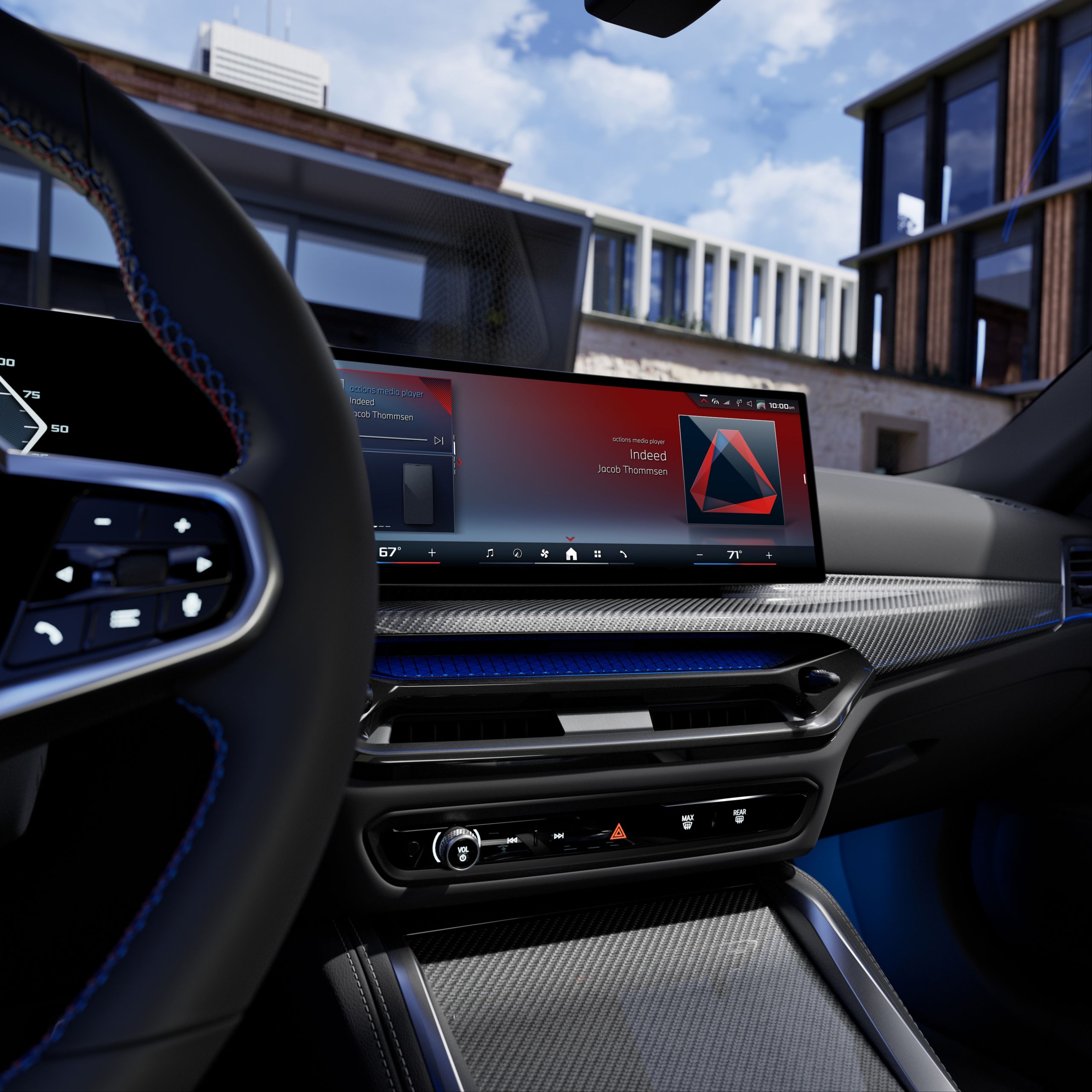 BMW i4 M50 Carbon Fiber Interior Trim