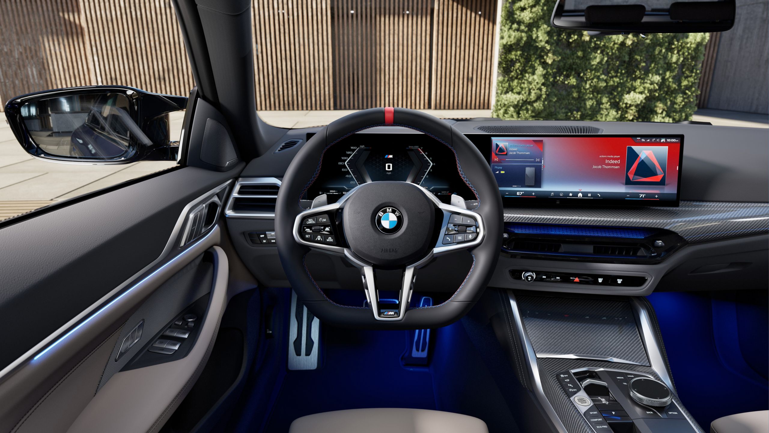 BMW M440i Leather M Steering Wheel Design