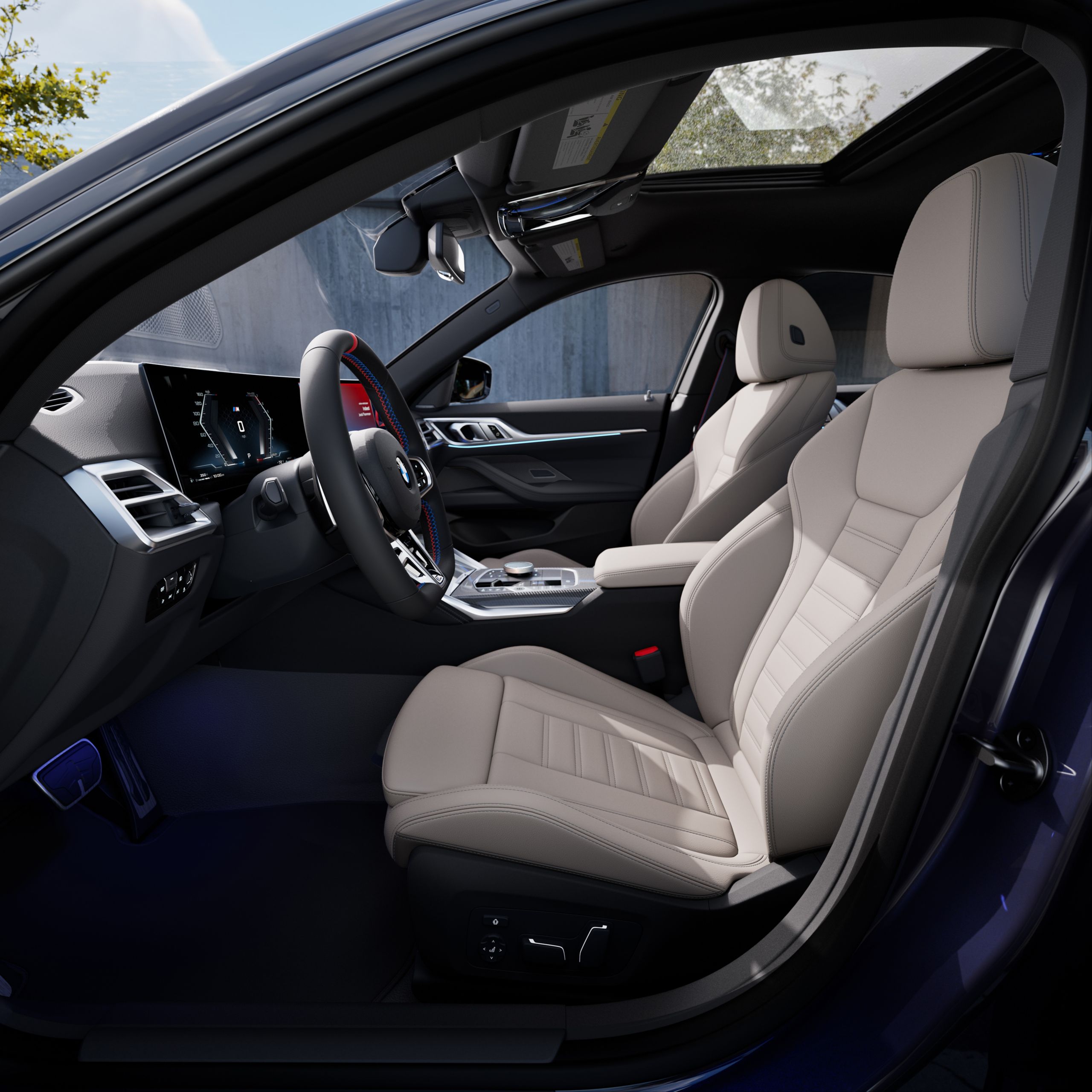 BMW M440i Gran Coupe Sport Seats for driver and front passenger