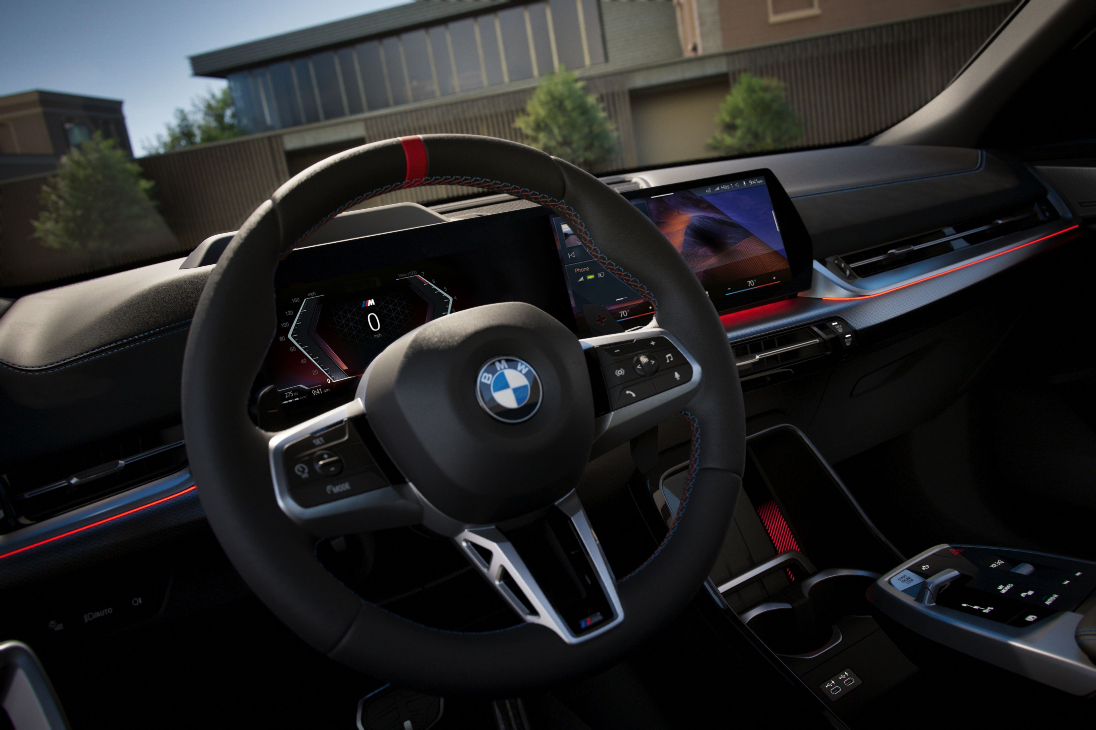 Detail shot of MyMode M Sport interior