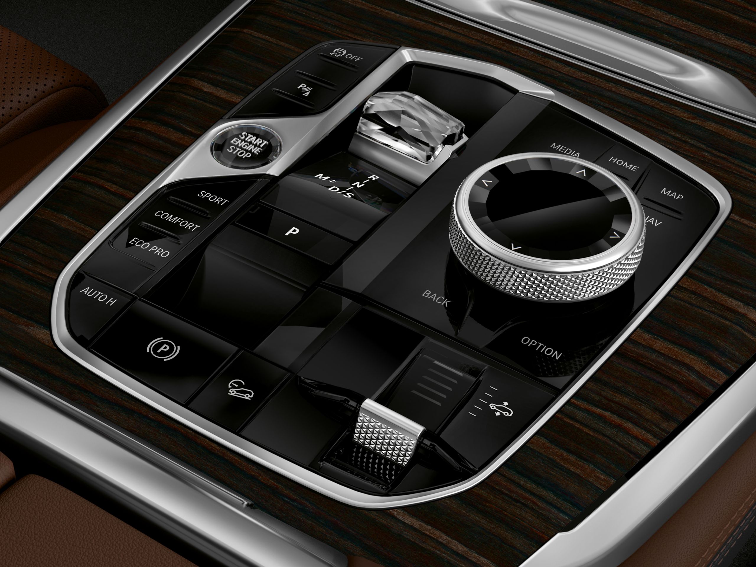 BMW X5 Glass application 'CraftedClarity' for interior elements