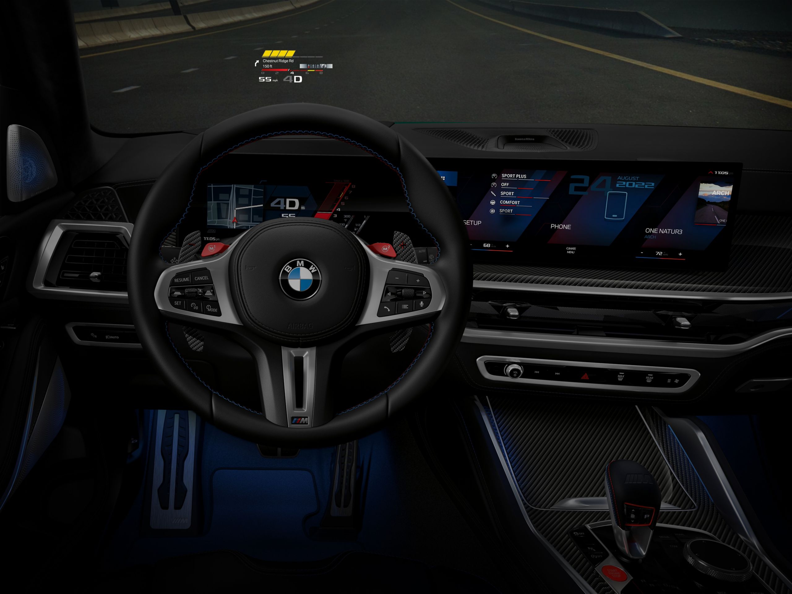 BMW X5 M Competition BMW M steering wheel with M buttons