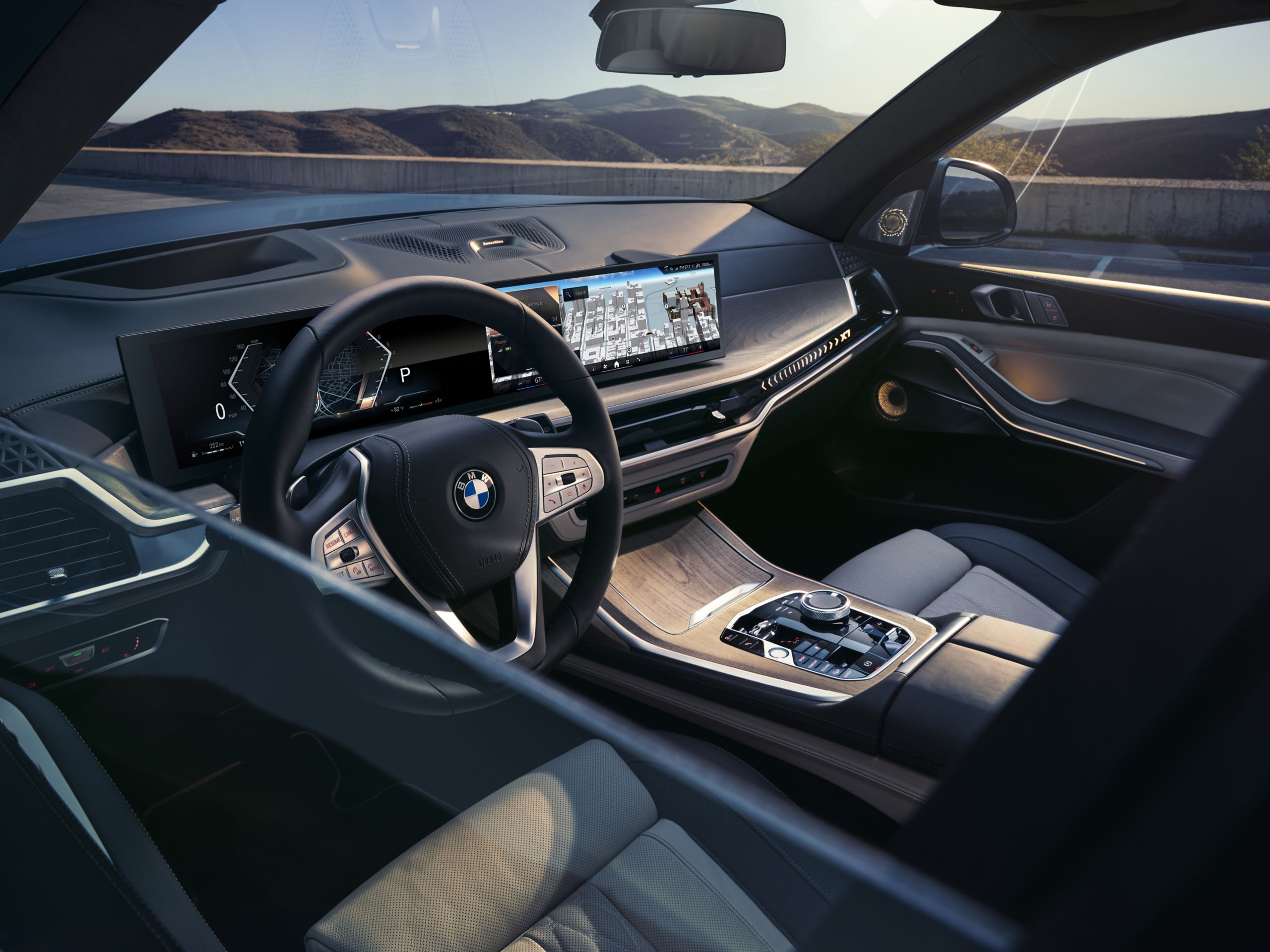 BMW X7 Glass Controls 