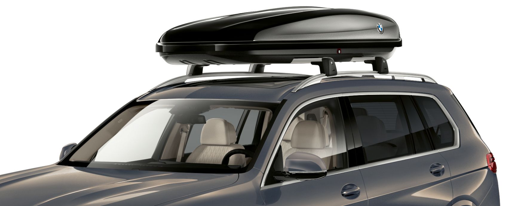 BMW X7 BMW roof box 520 black/titanium silver
