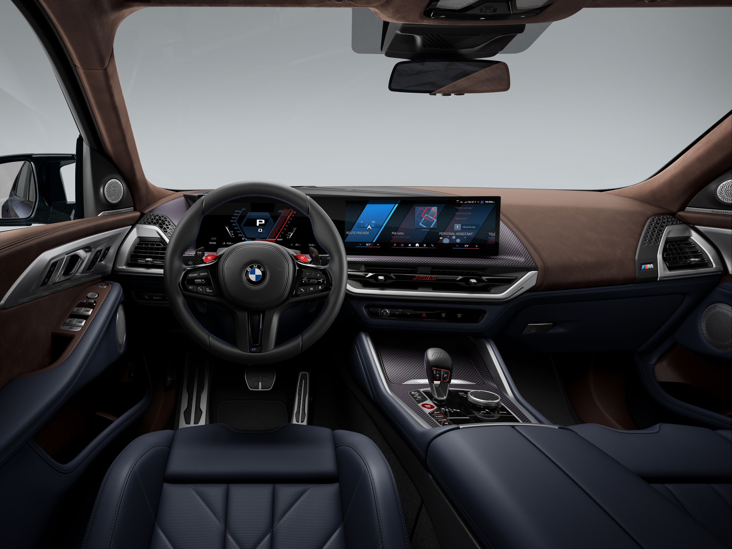 BMW XM M setup buttons