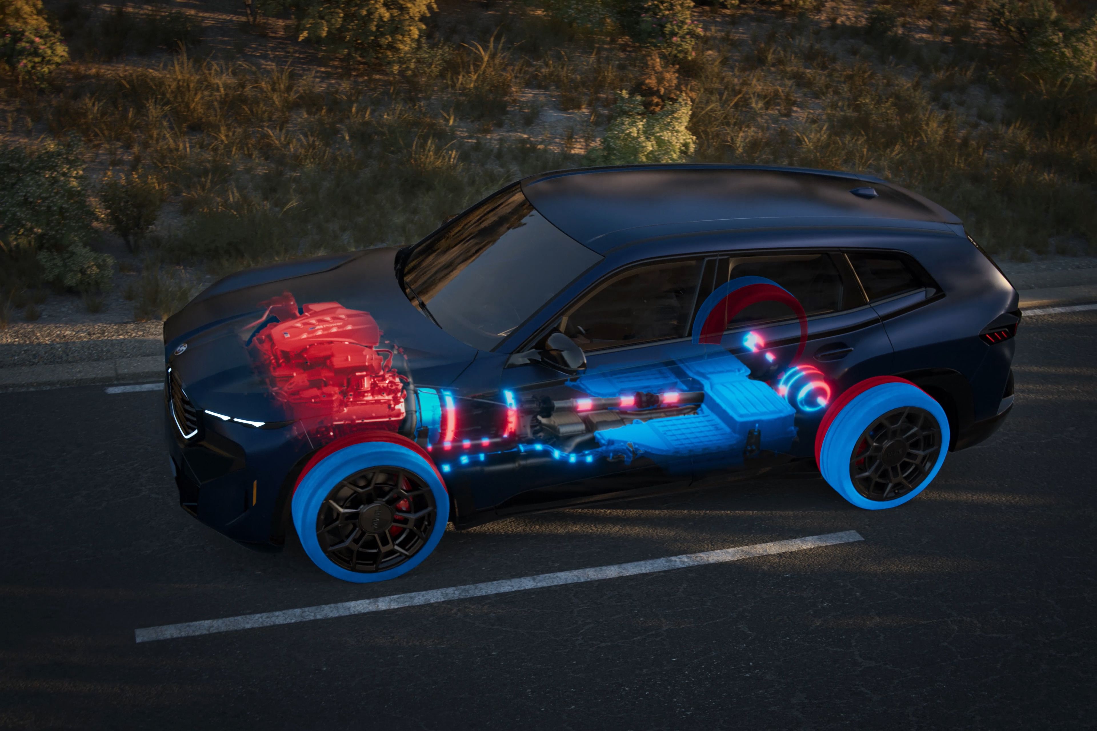 BMW XM High Performance M TwinPower Turbo hybrid engine