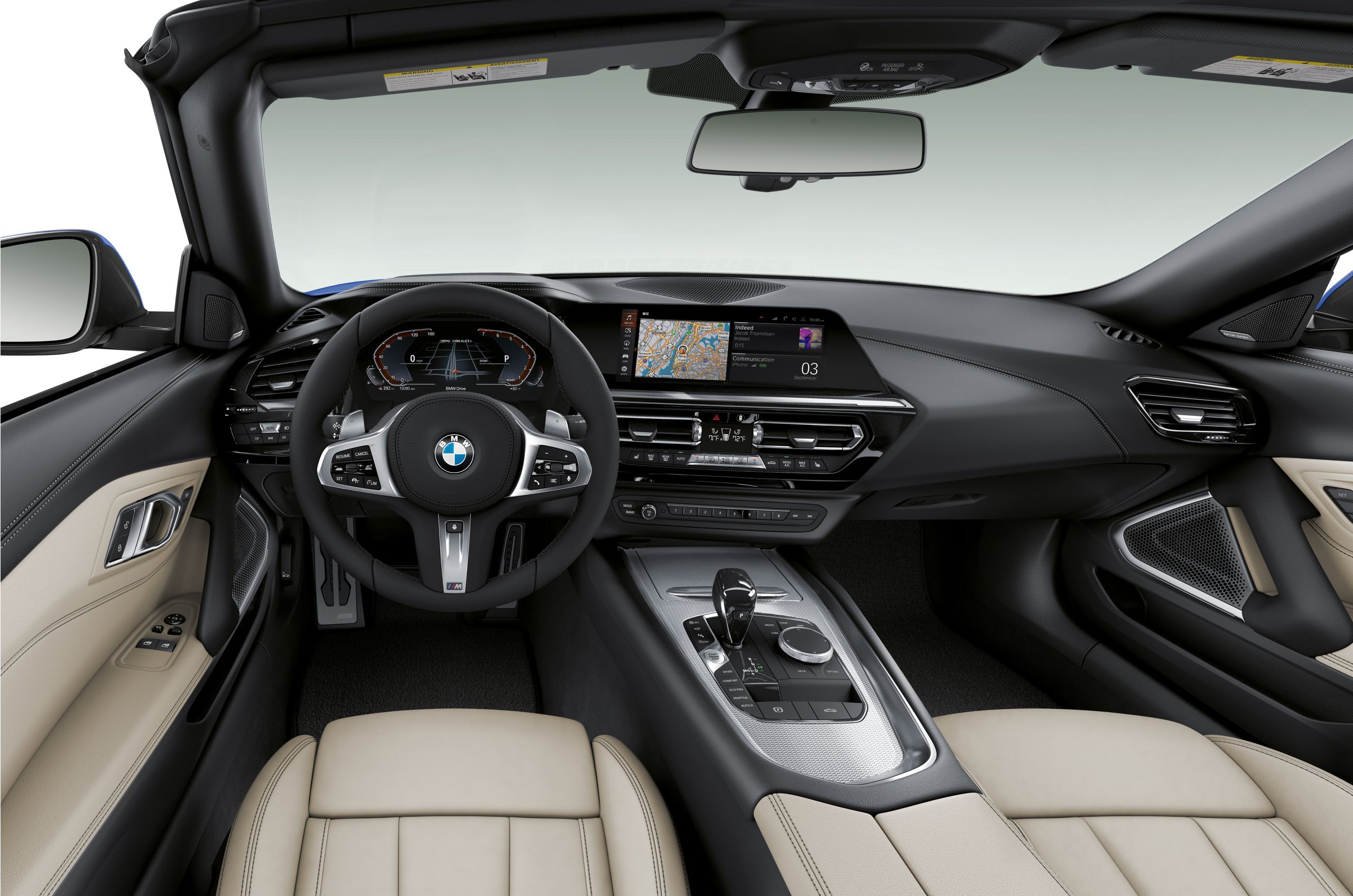BMW Z4 M40i Roadster M leather steering wheel