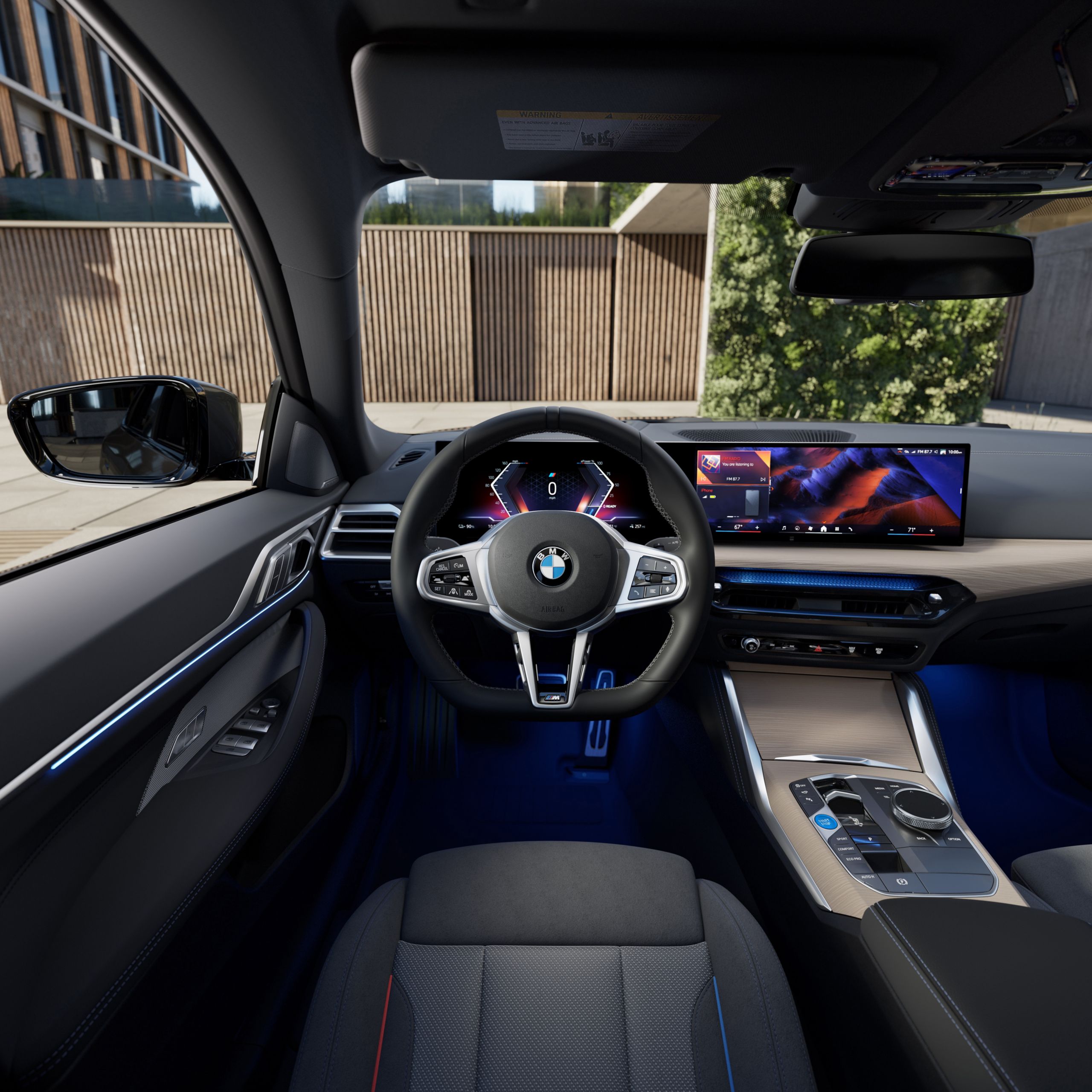 BMW i4 Gran Coupe Steering Wheel Design