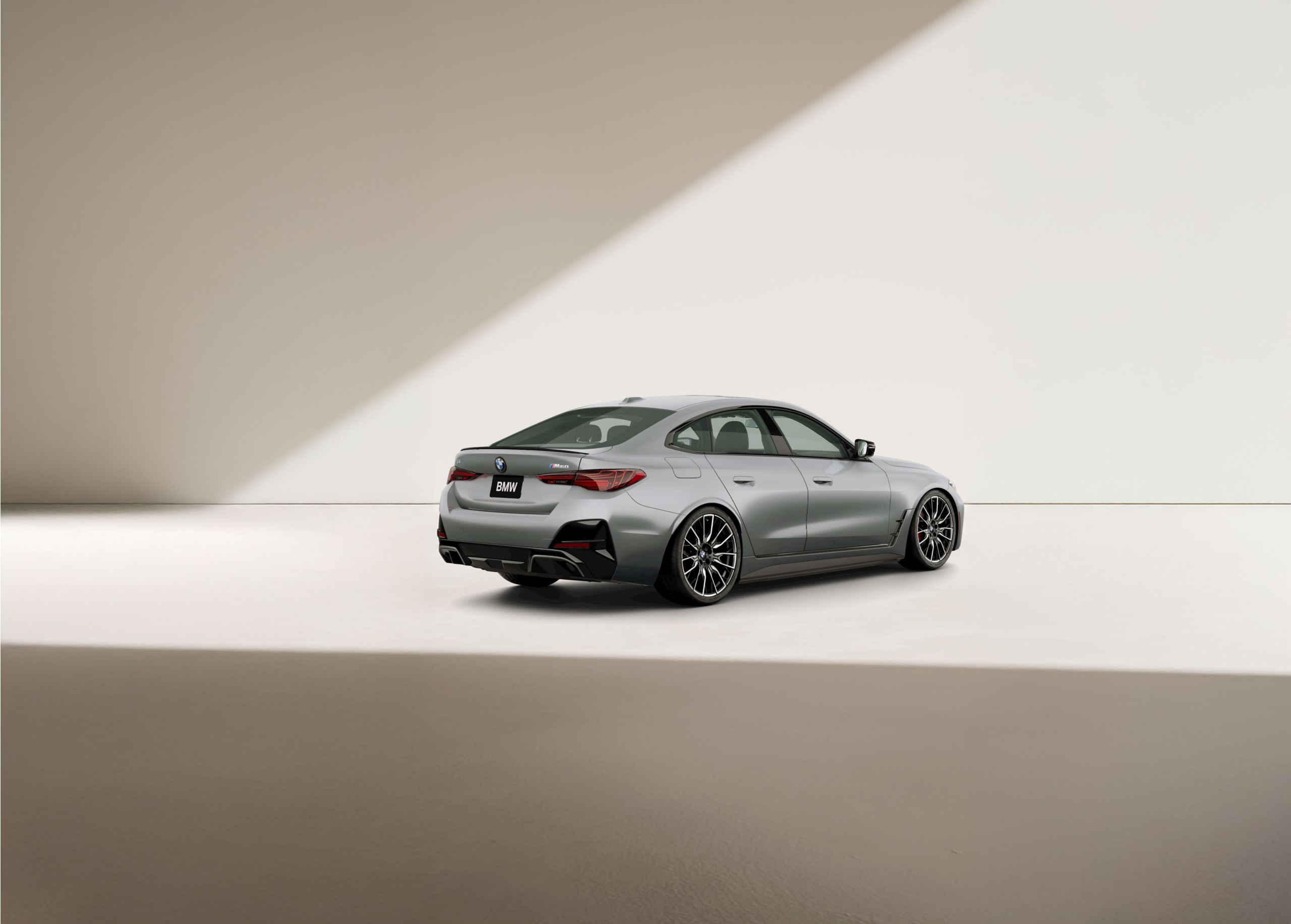 The BMW i4 M60 Gran Coupe with available M Sport Professional Package