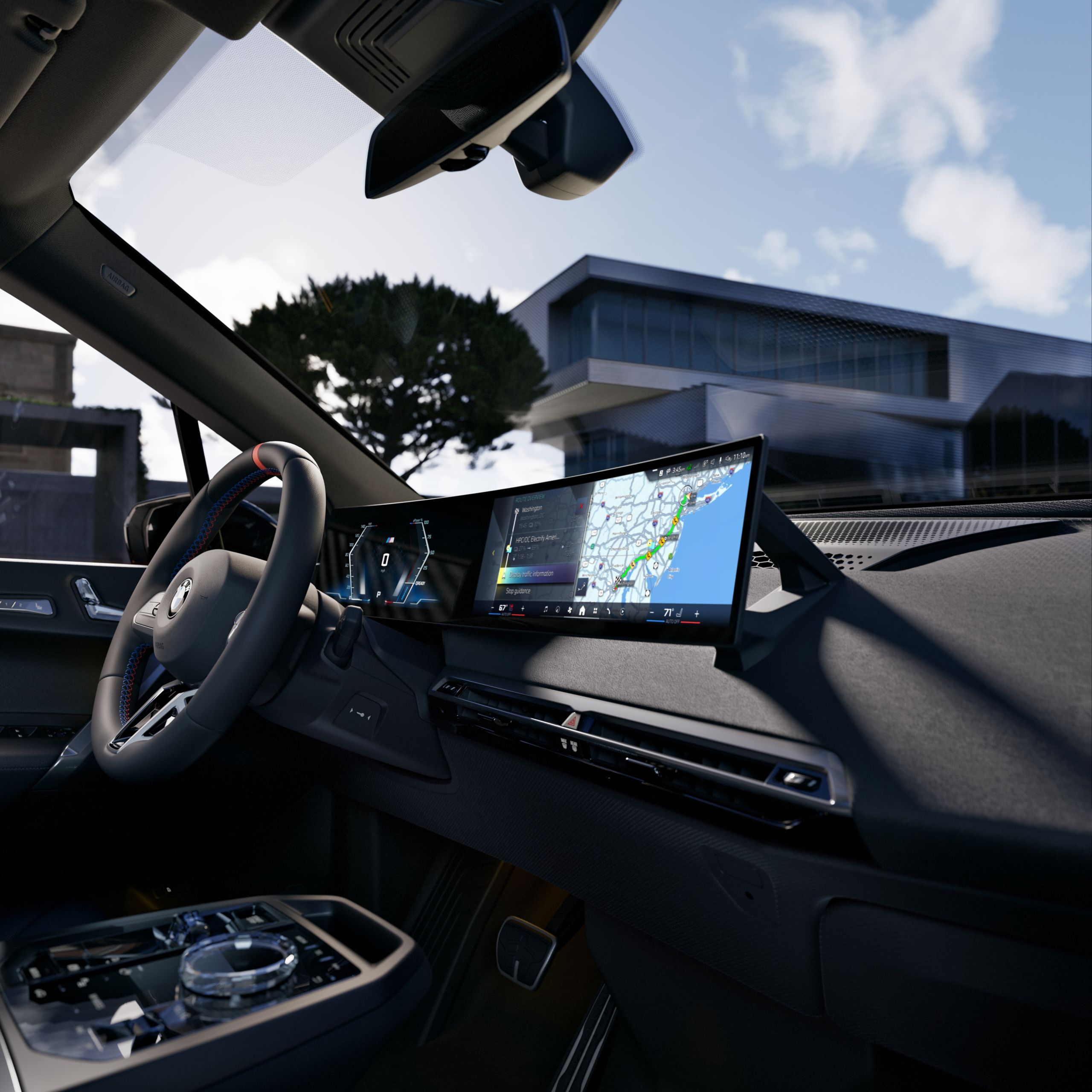 BMW iX M70 BMW Maps Connected Charging