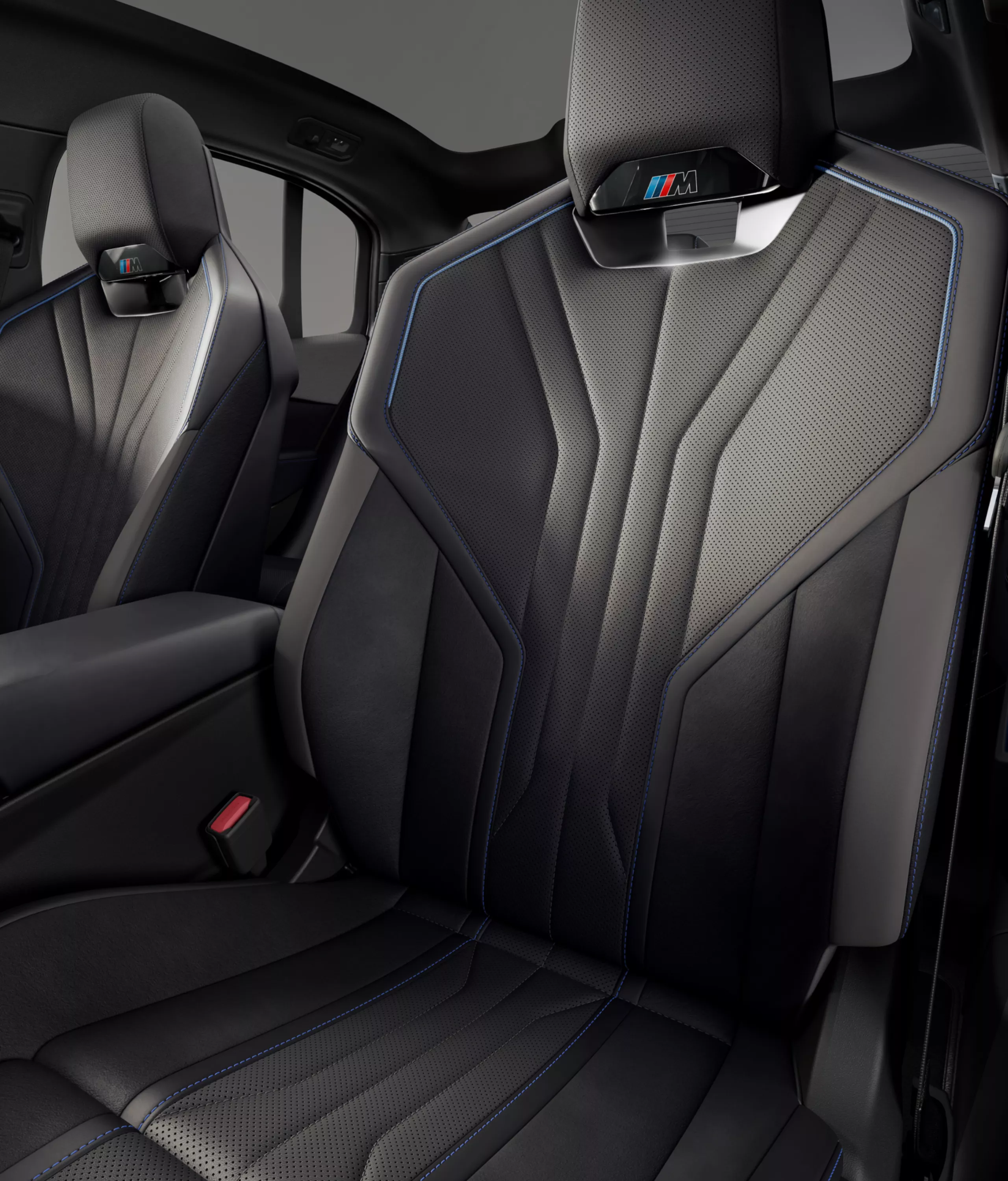 View from the cockpit of the M Sport seats for driver and front passenger.