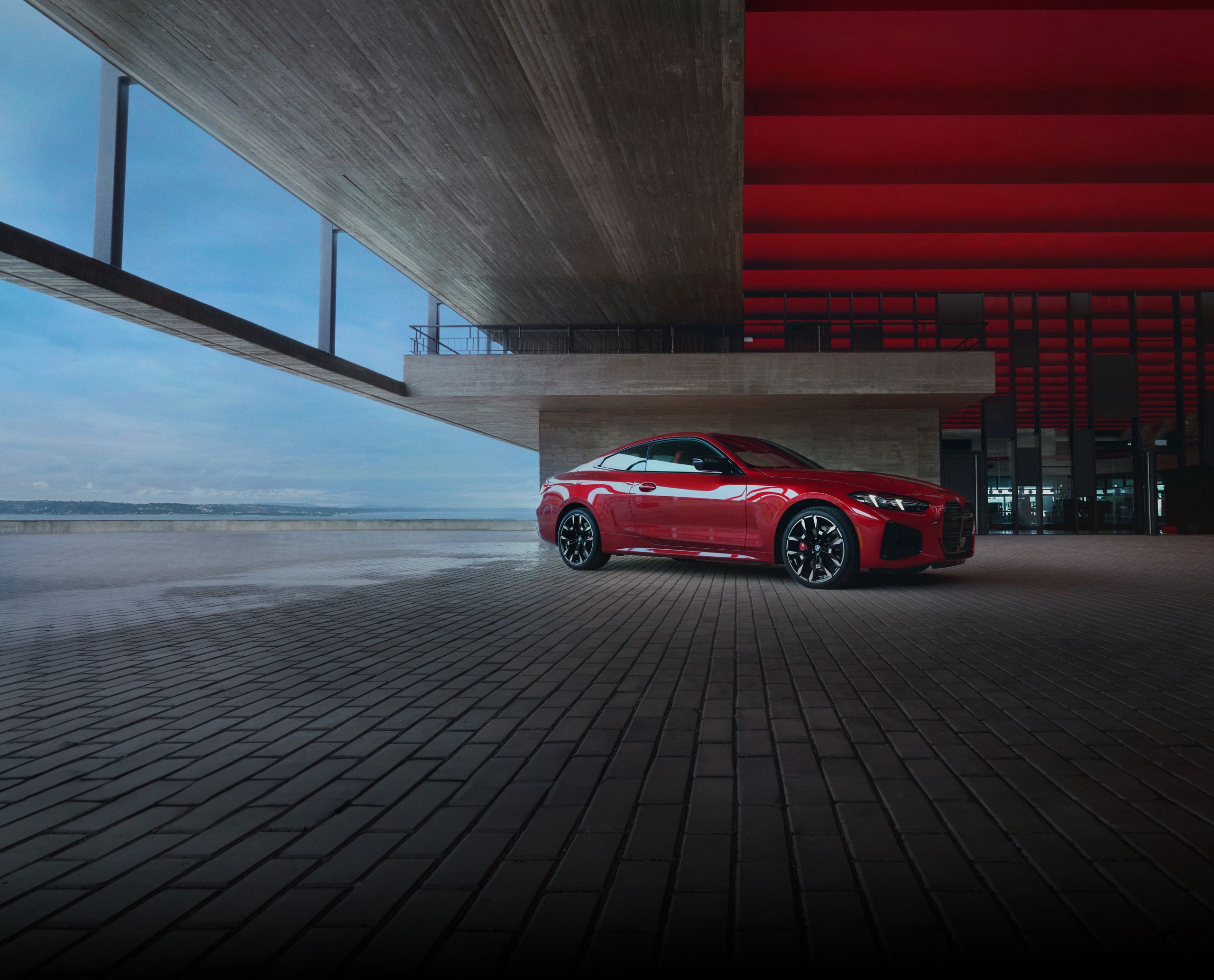 BMW 4 Series Coupe in BMW Individual Fire Red paint finish