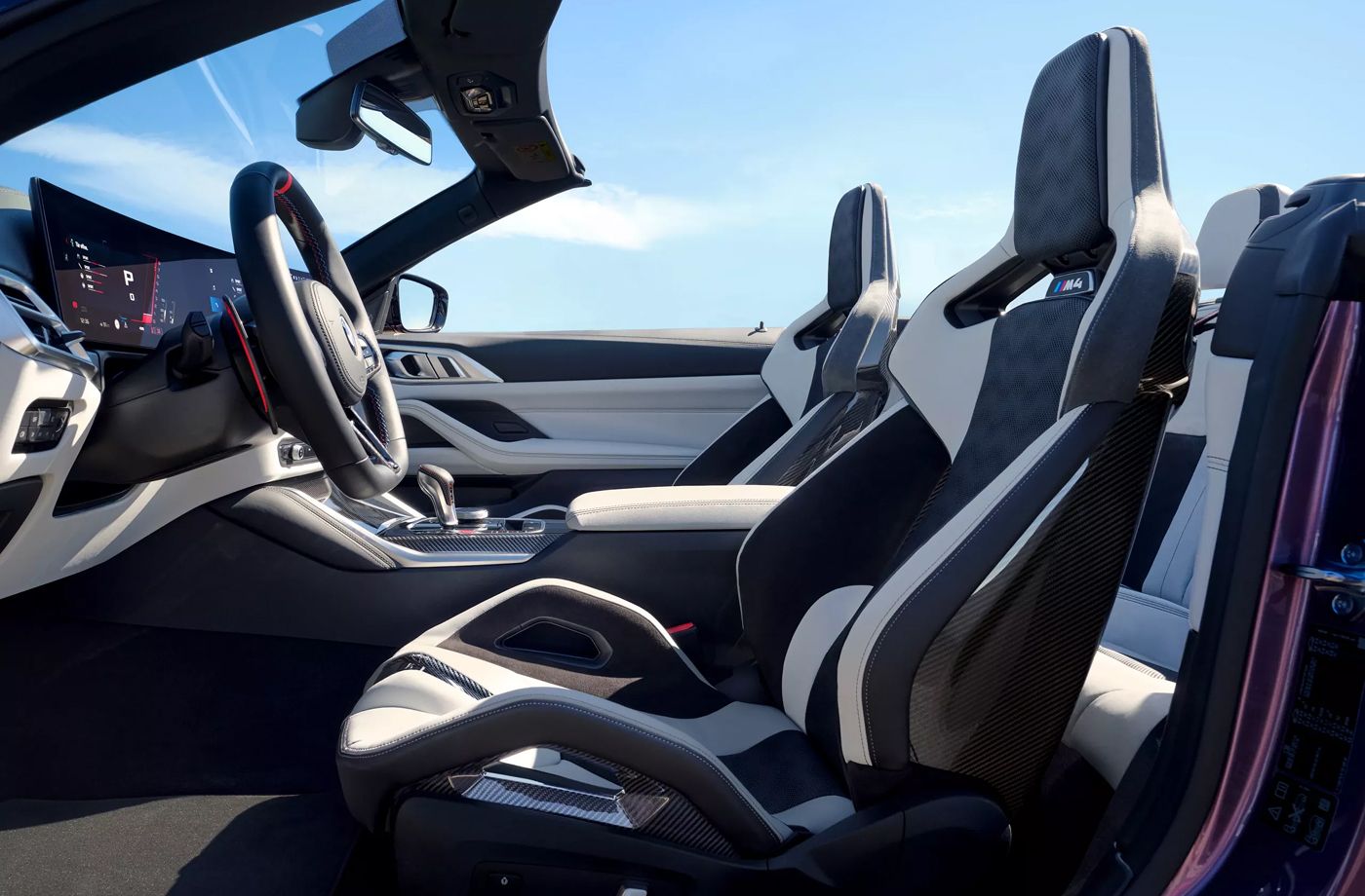 Available M Carbon Bucket Seats in the BMW M4 Competition xDrive Convertible