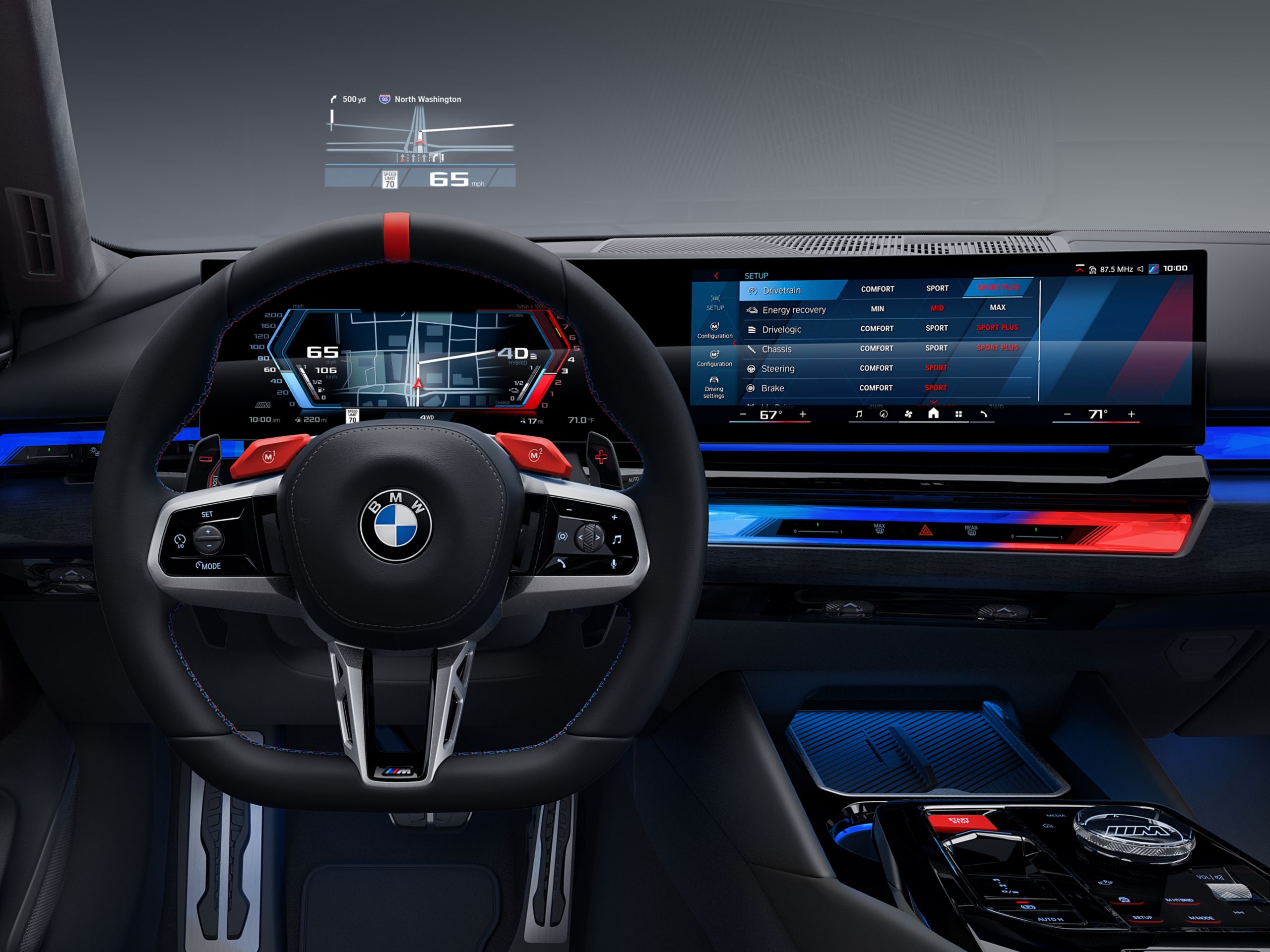 BMW M5 Touring M Head-up Display