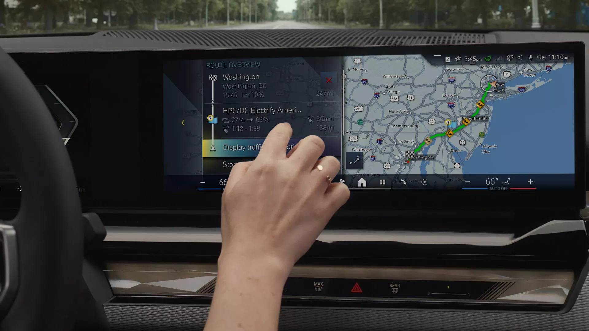 BMW App Charging Navigation BMW i5 Sedan 