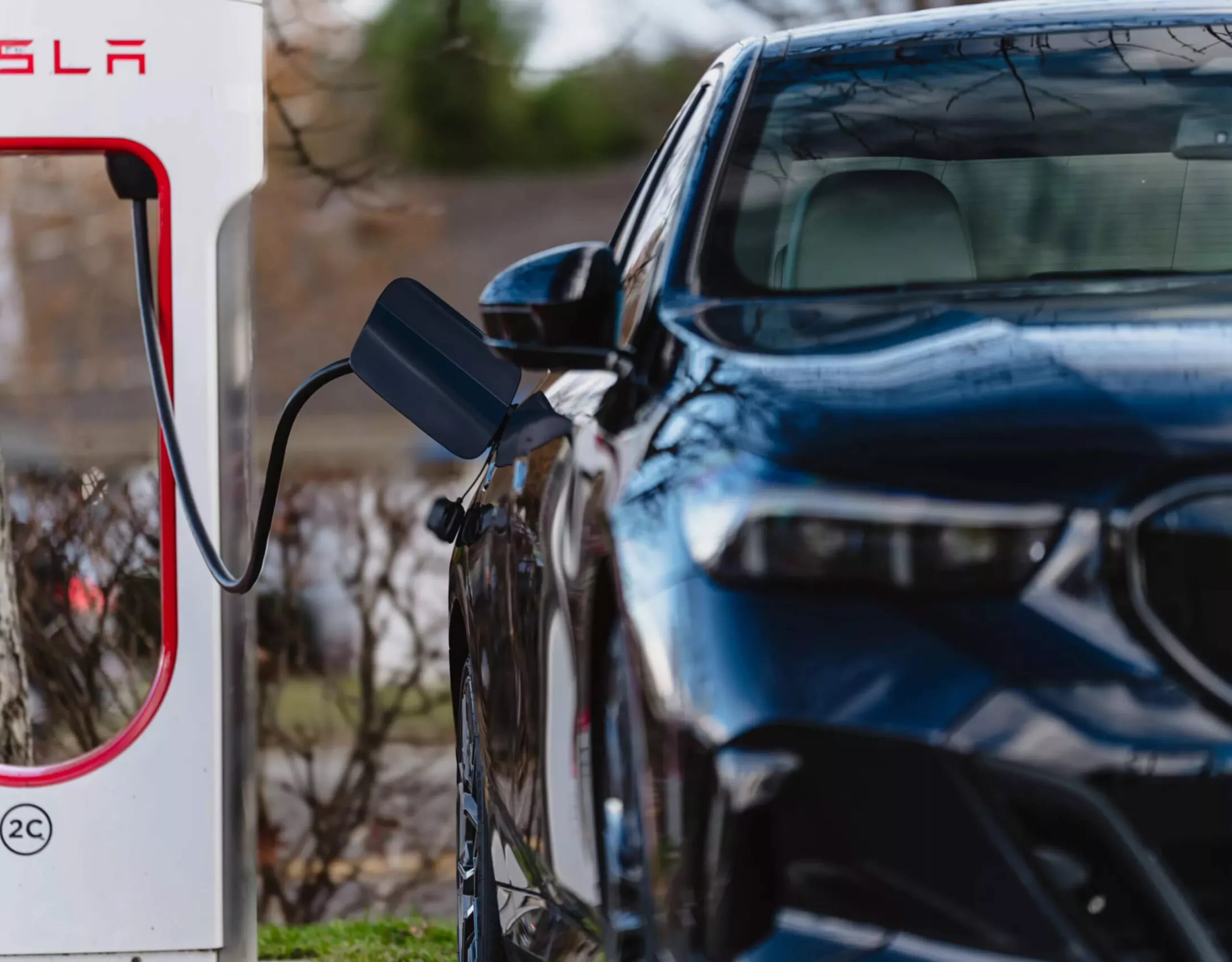 BMW at Tesla Charging