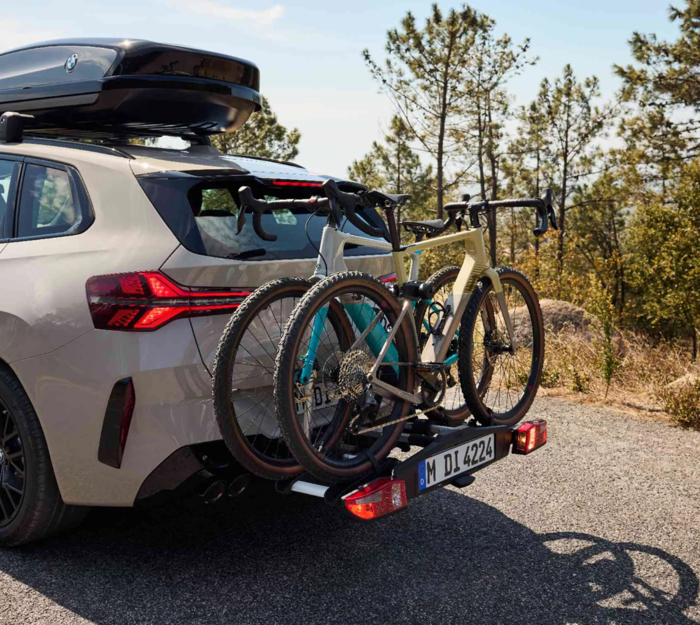 BMW Pro 3.0 hátsó kerékpártartó  két kerékpár számára