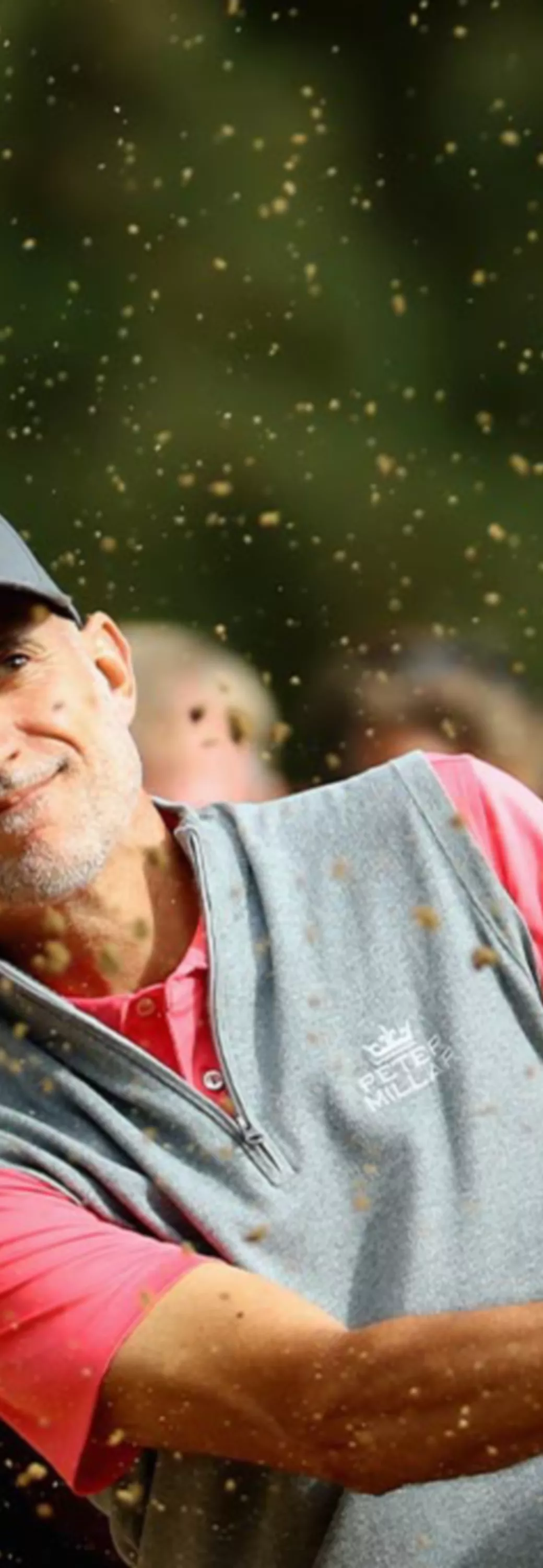 André Bossert en train de jouer au golf