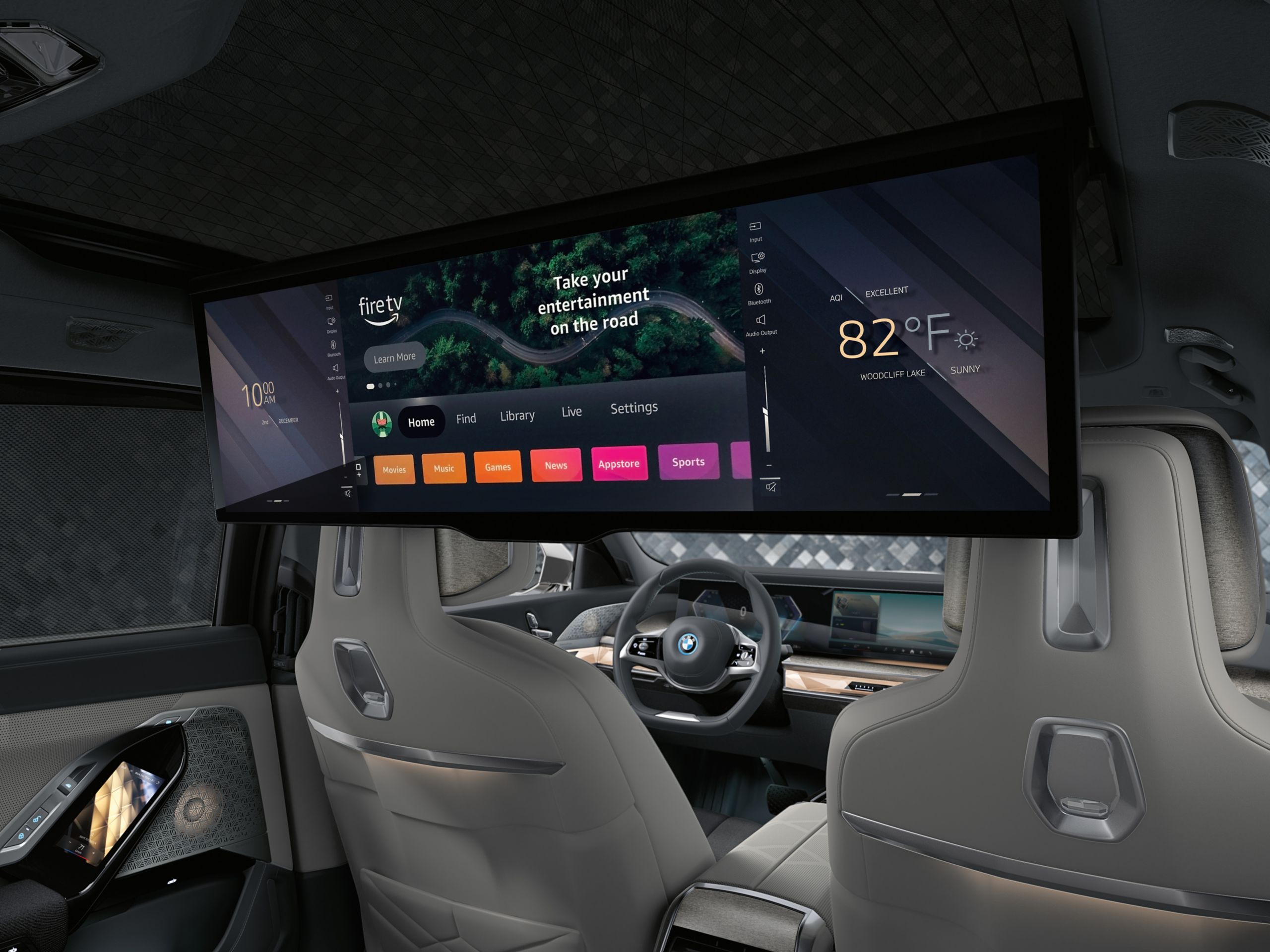 BMW i7 Sedan rear-seat entertainment