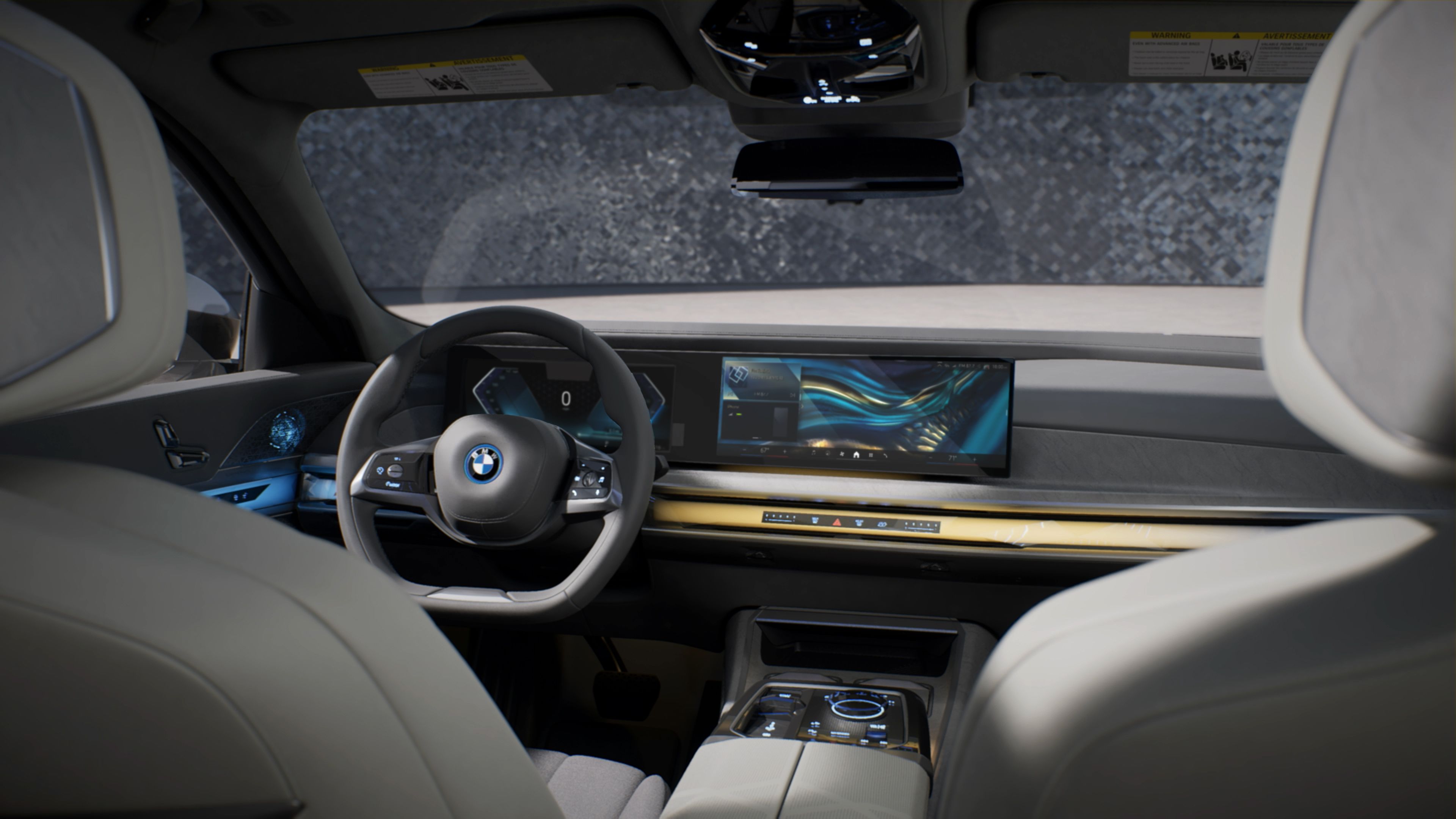 BMW i7 Sedan interior