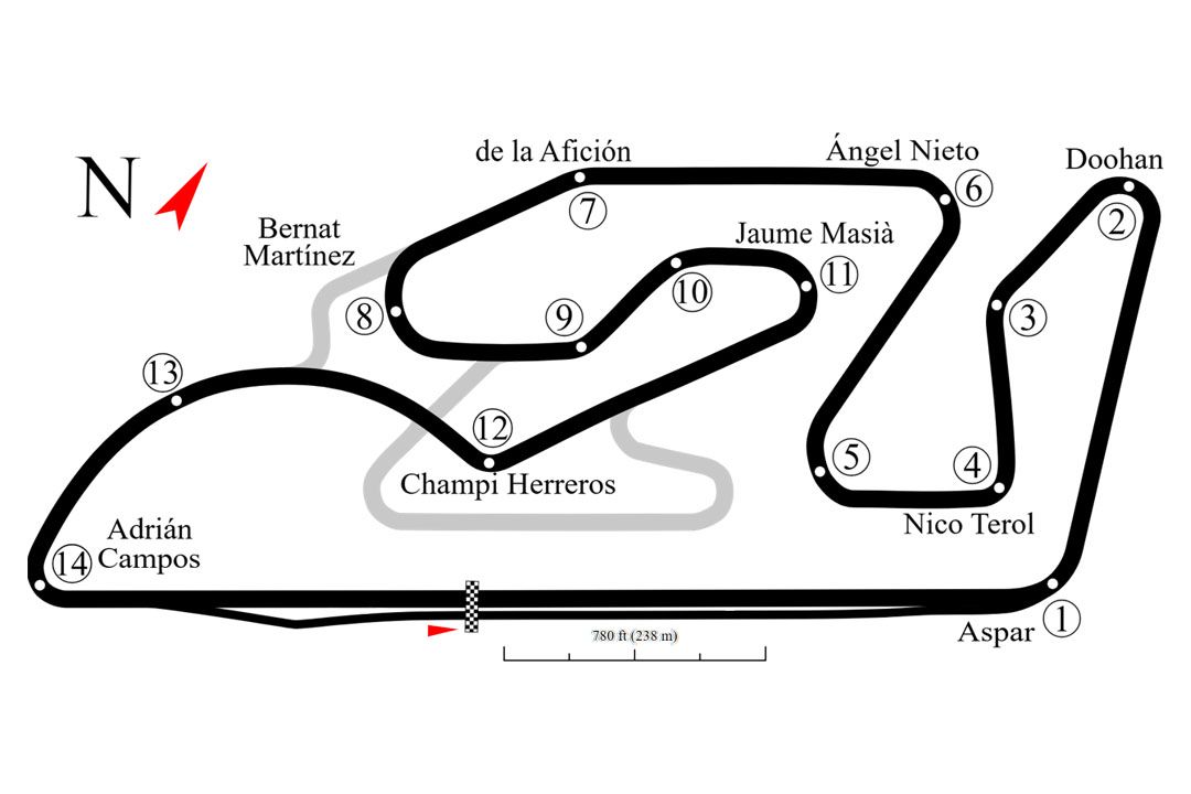 BMW M2 Racing en el Circuito Ricardo Tormo de Valencia