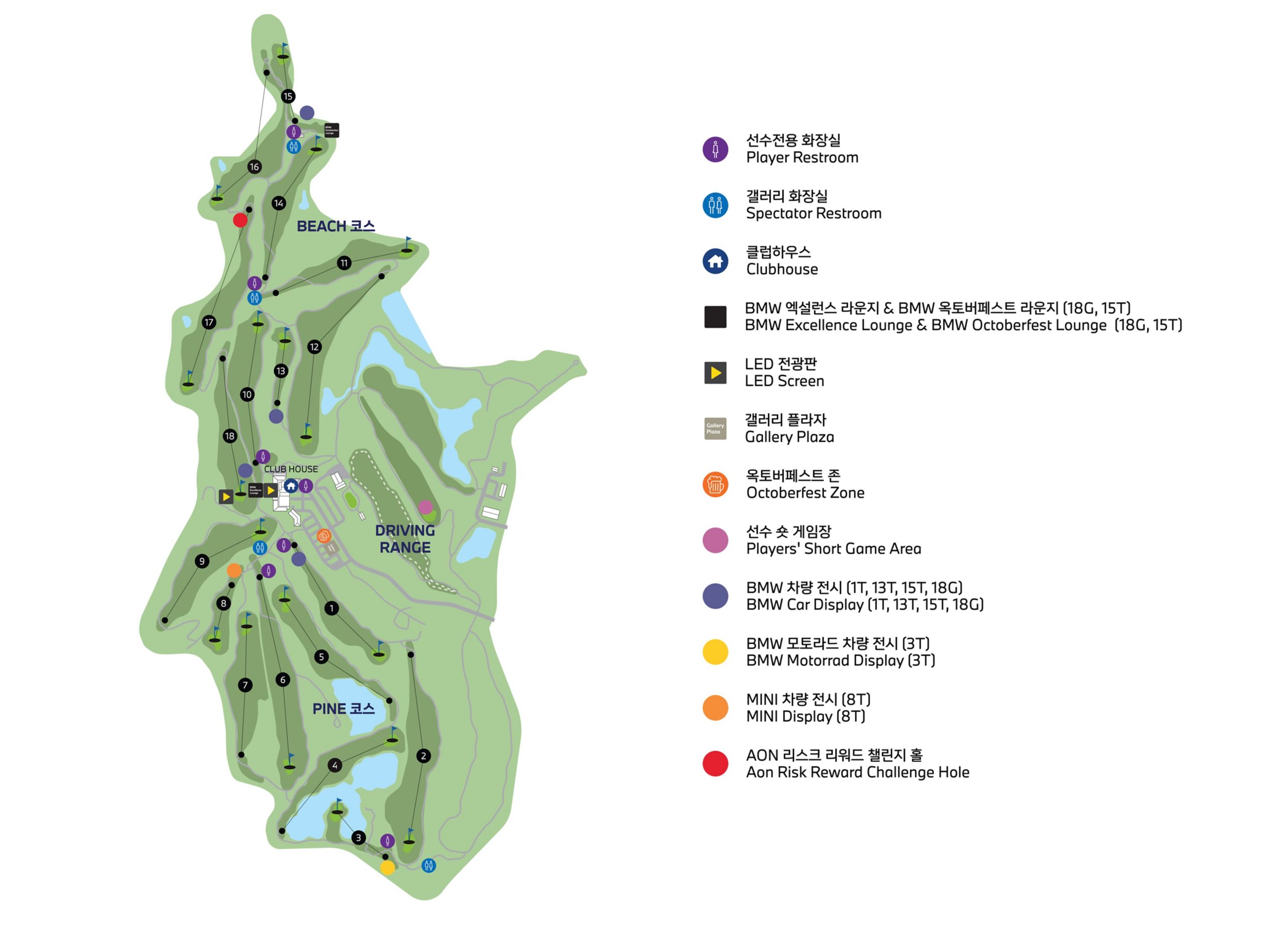 Course Guide Map