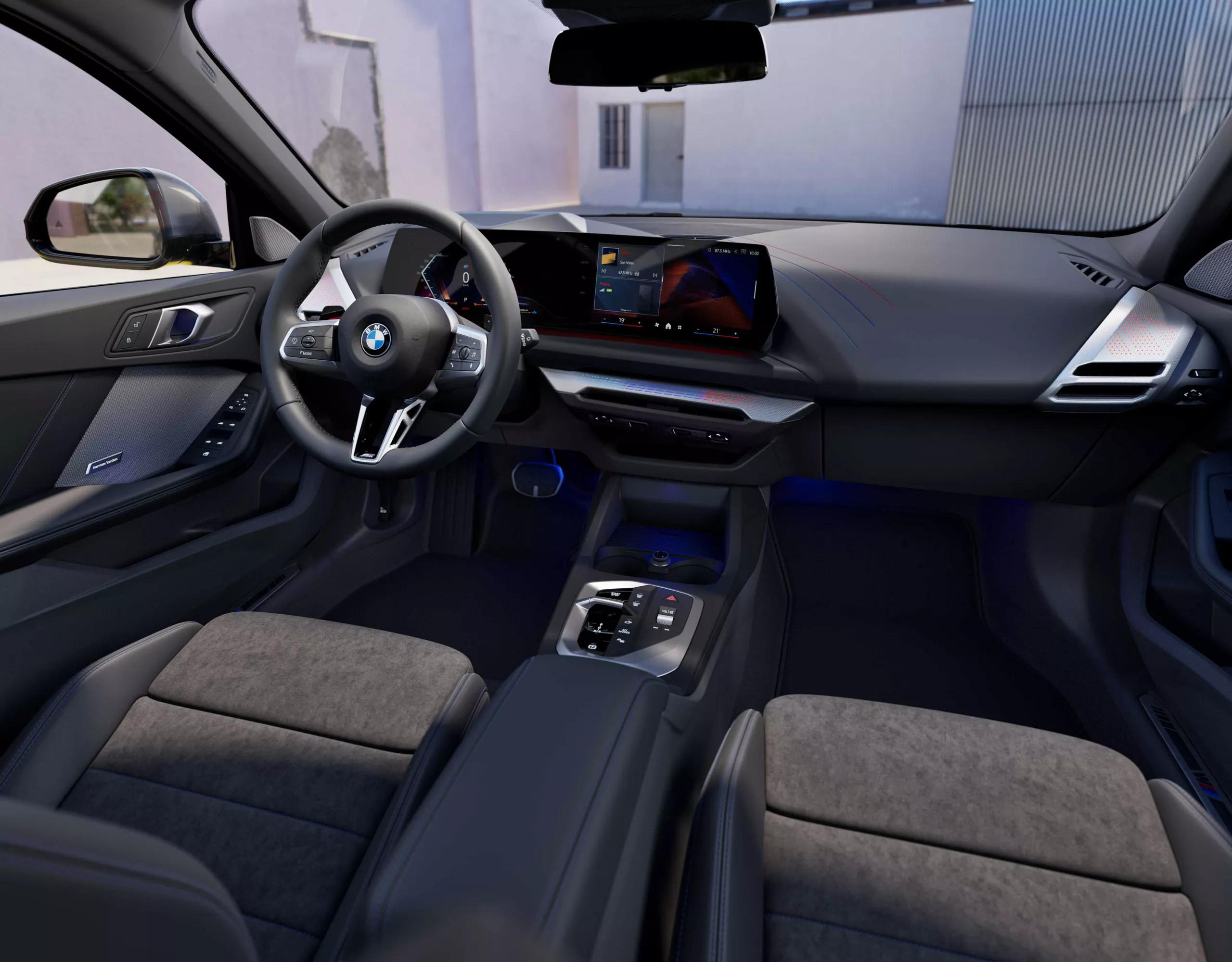 BMW 1 Series grey interior