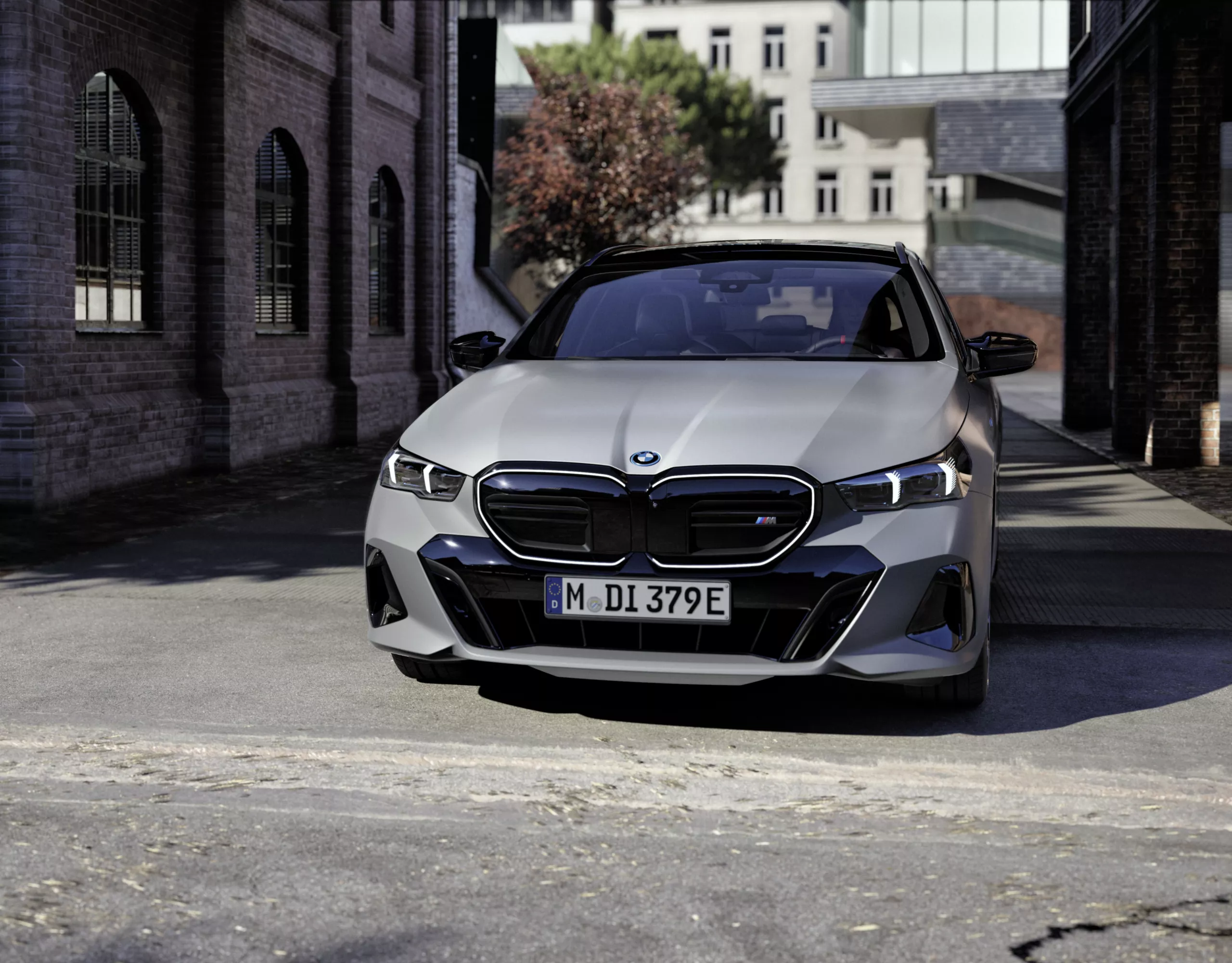 BMW parked