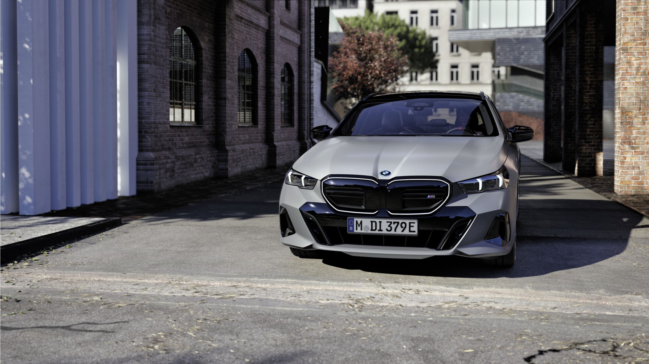 BMW parked