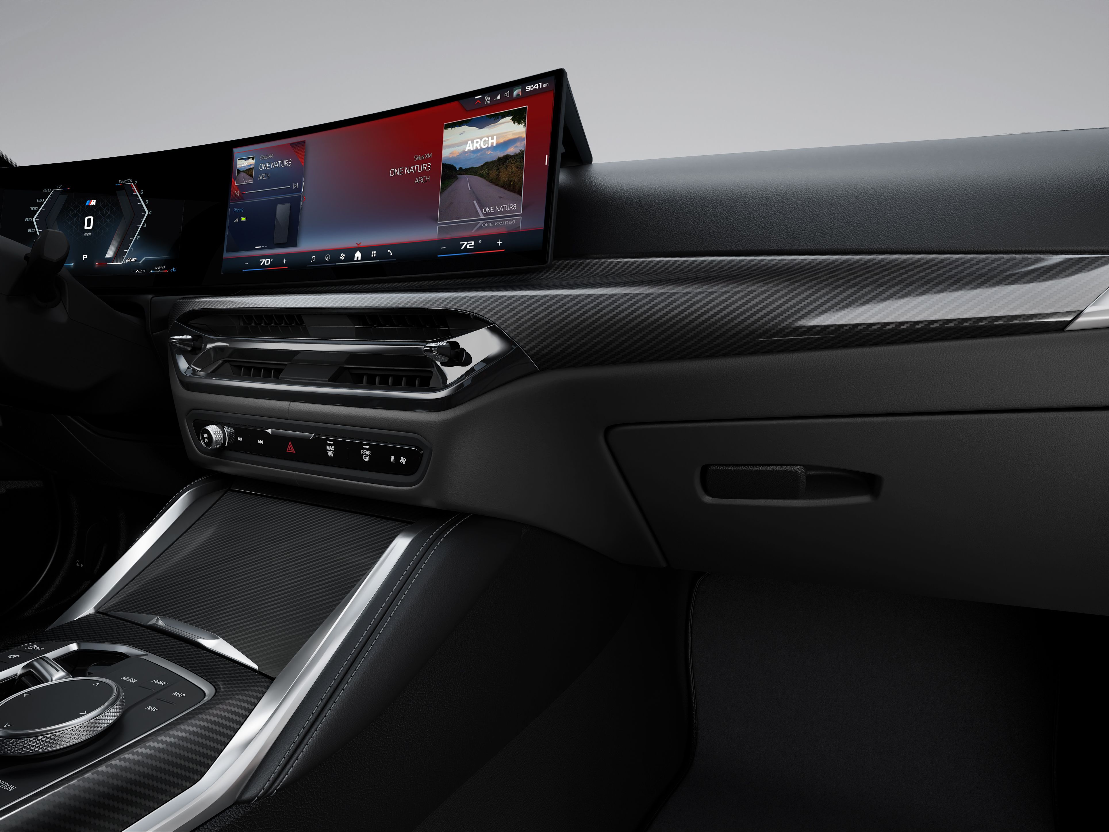 Available Carbon Fiber Trim finishes on the BMW M440i