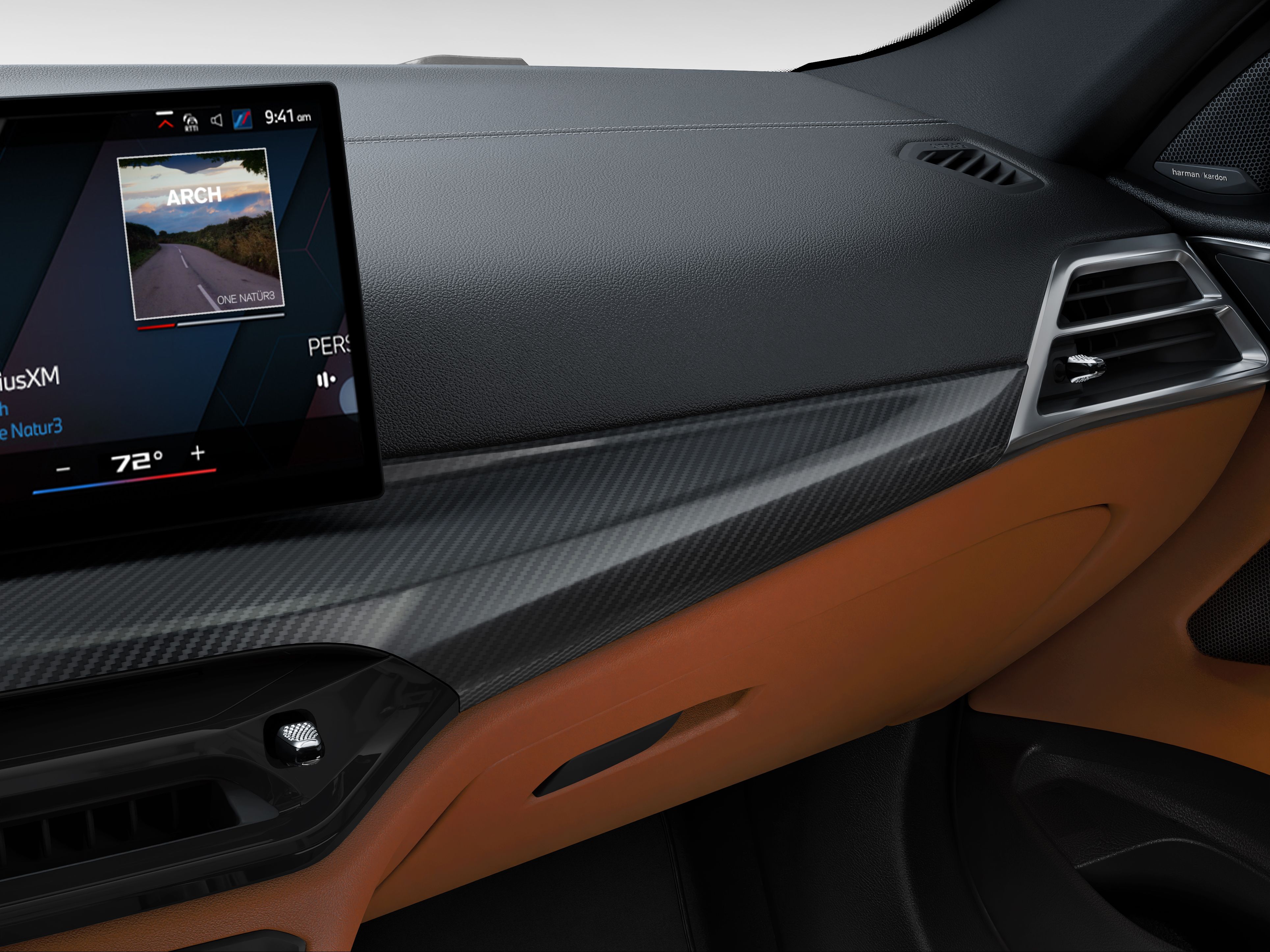 Carbon Fiber Trim Finishes in the BMW M4 Competition Coupe