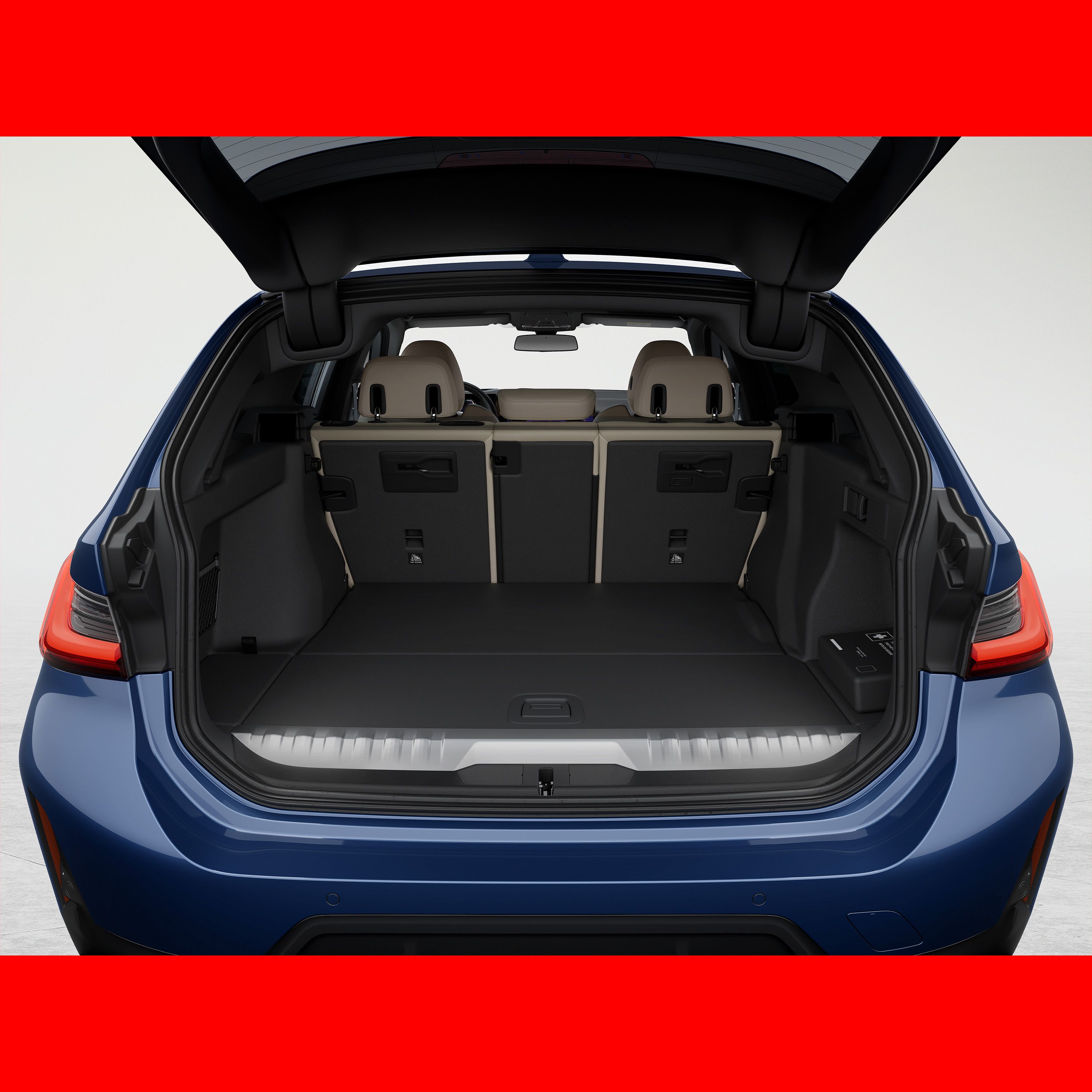 Maletero del BMW Serie 3 Touring híbrido enchufable