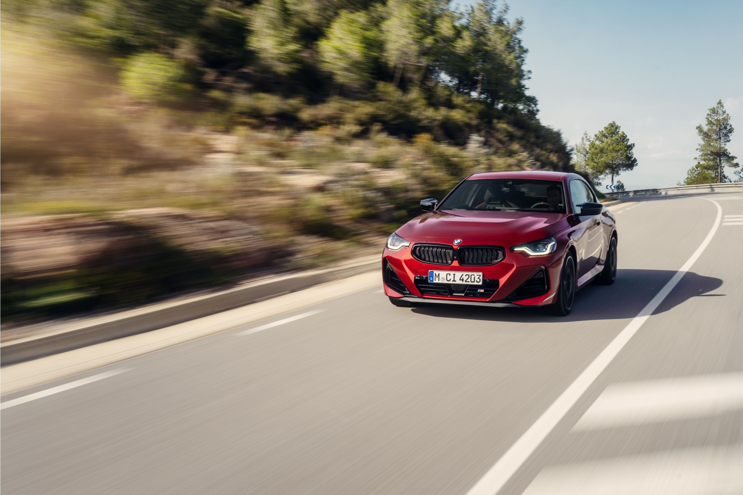 BMW M2 Coupé red front view 
