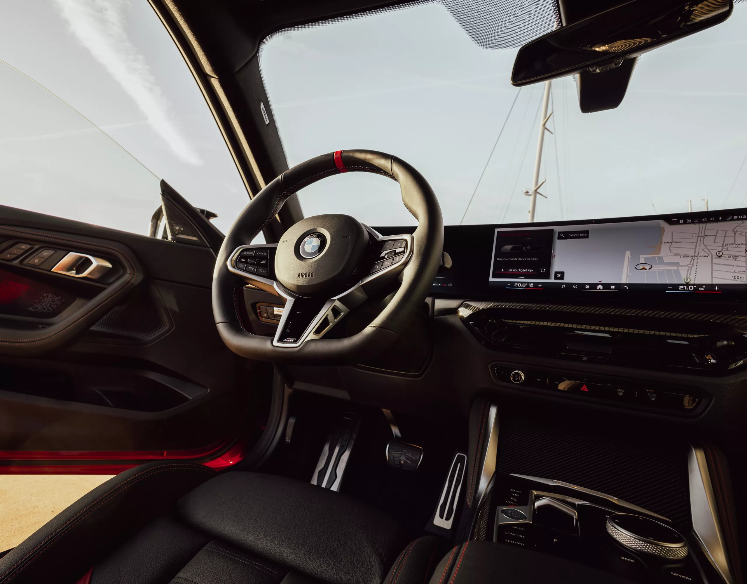 BMW M2 Coupé red interior 