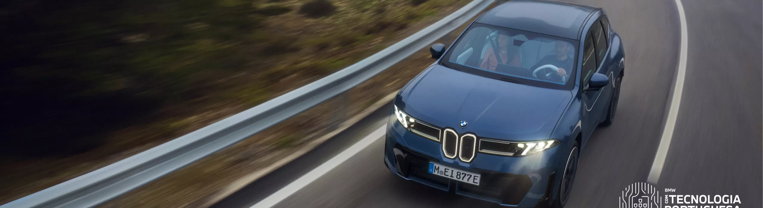 BMW iX3 na estrada