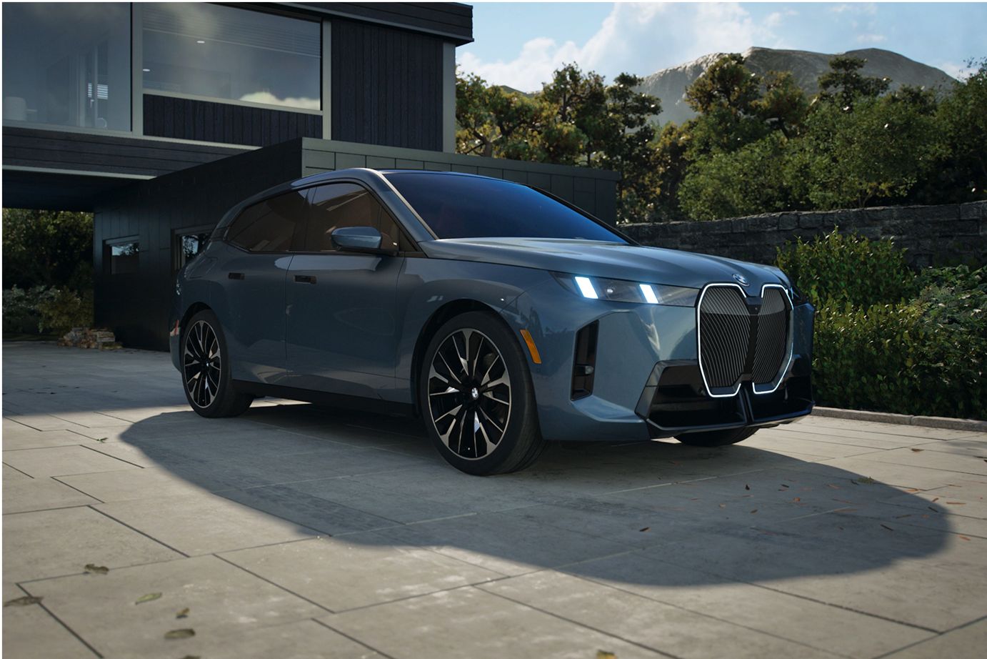 BMW Electric car Longer parking