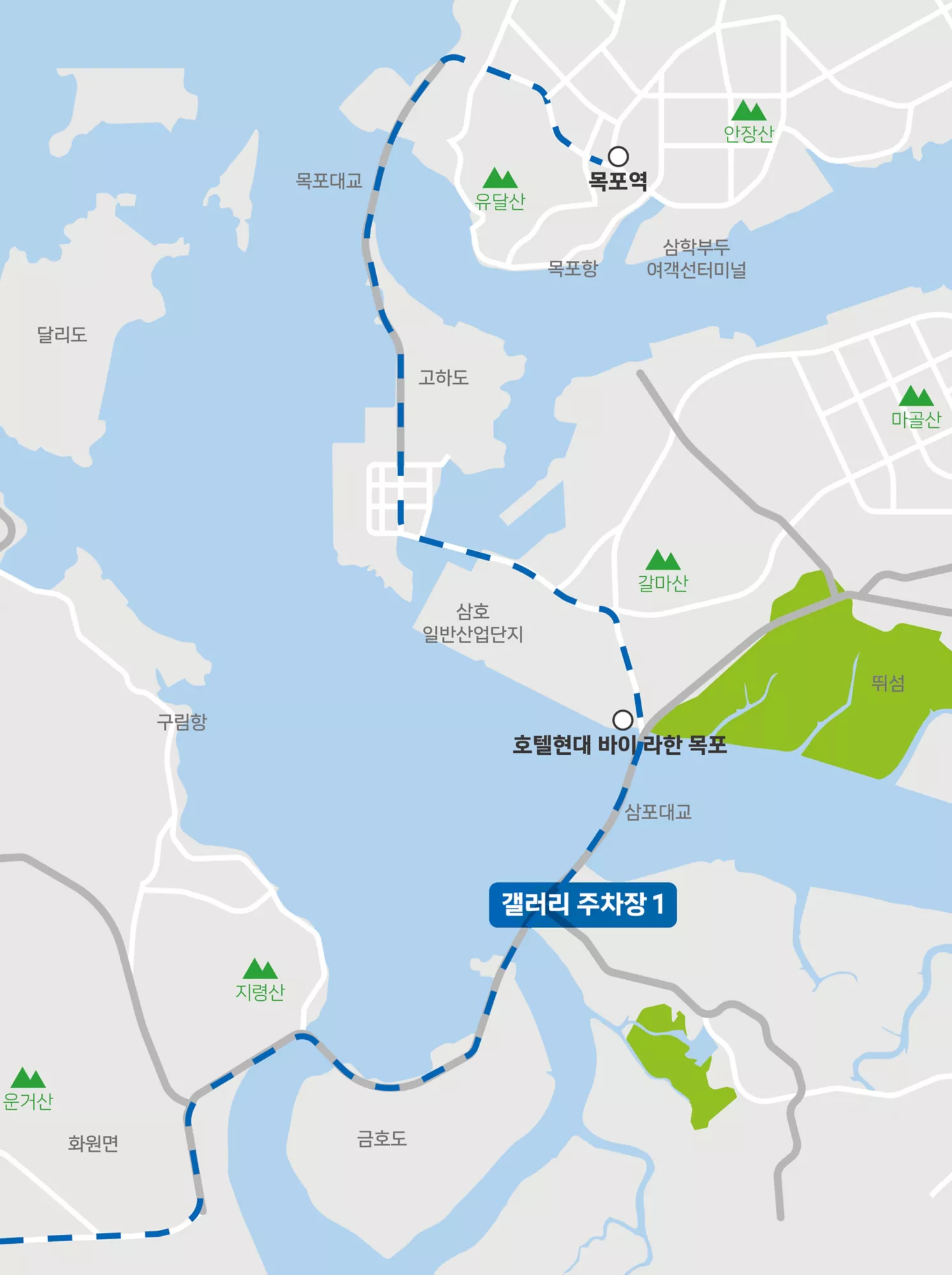 Gallery Shuttle Bus Route