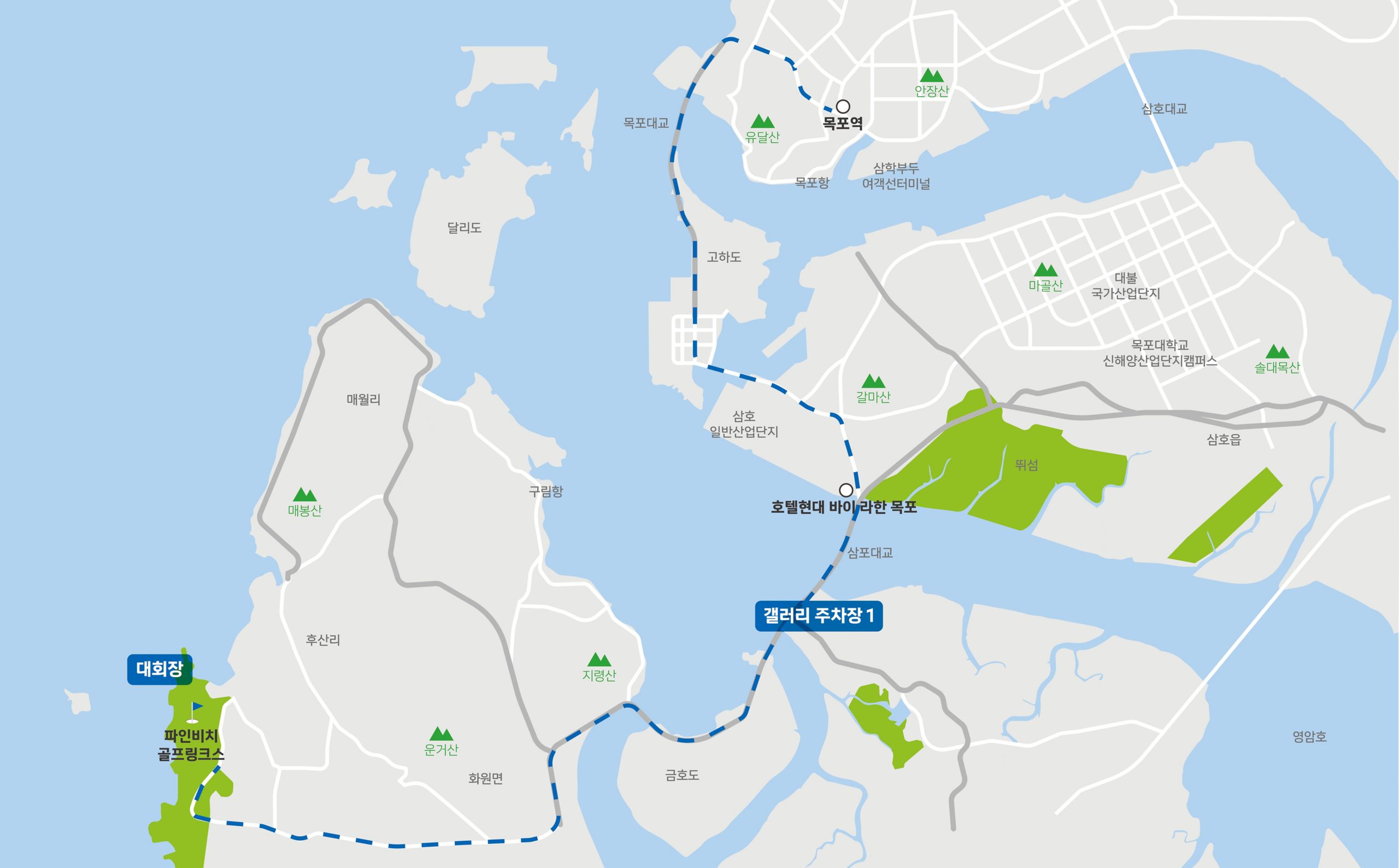 Gallery Shuttle Bus Route