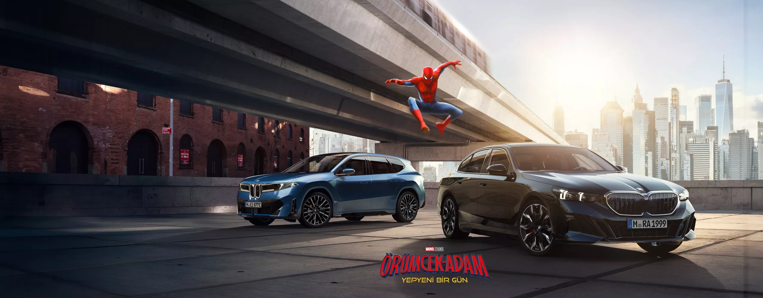 Yeni BMW iX3 ve BMW 5 Serisi, Örümcek-Adam: Yepyeni bir Gün filminde yer alıyor.