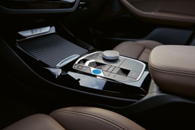 BMW iX3 black interior