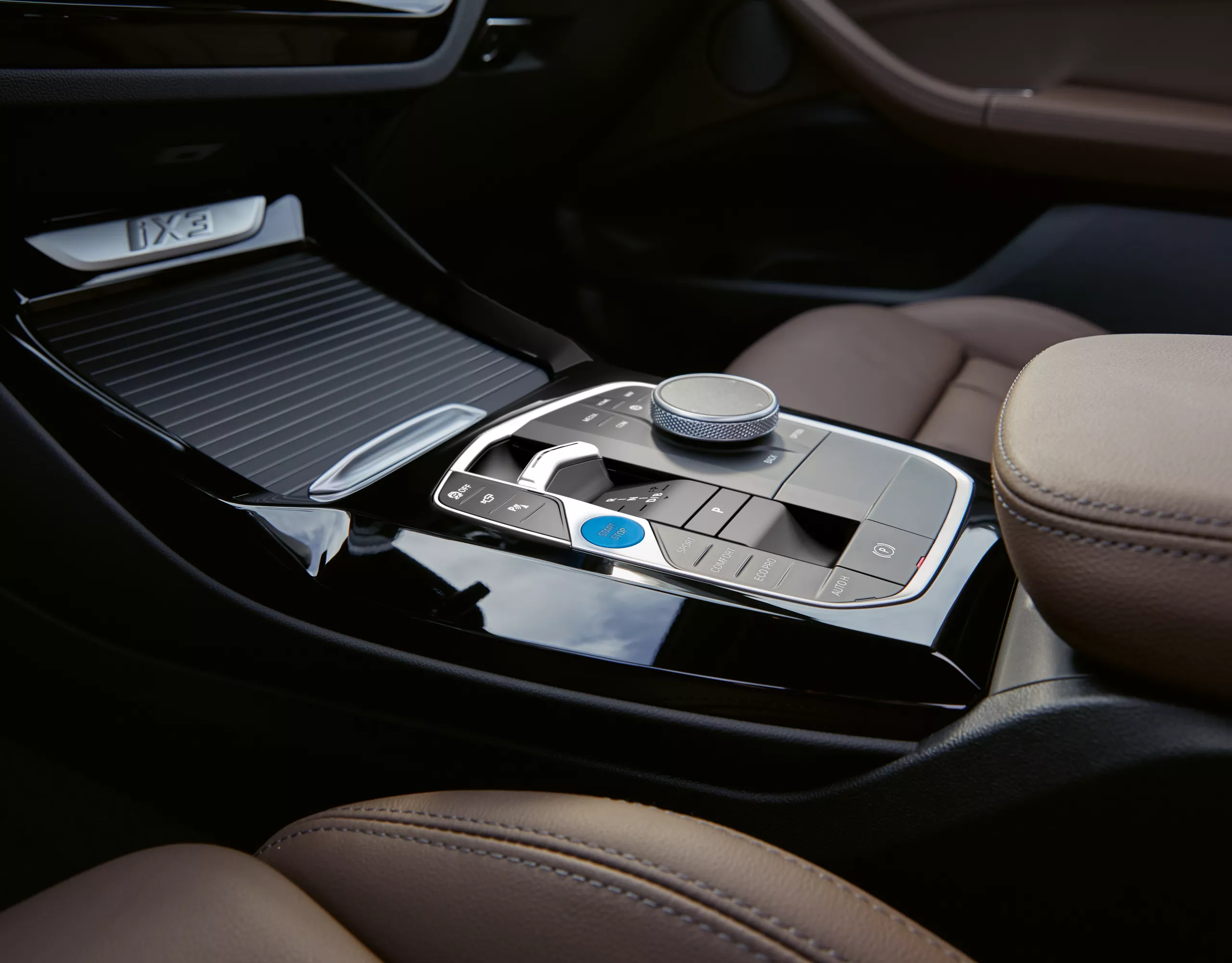 BMW iX3 black interior