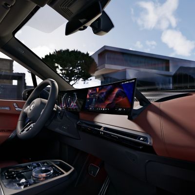 BMW iX black interior