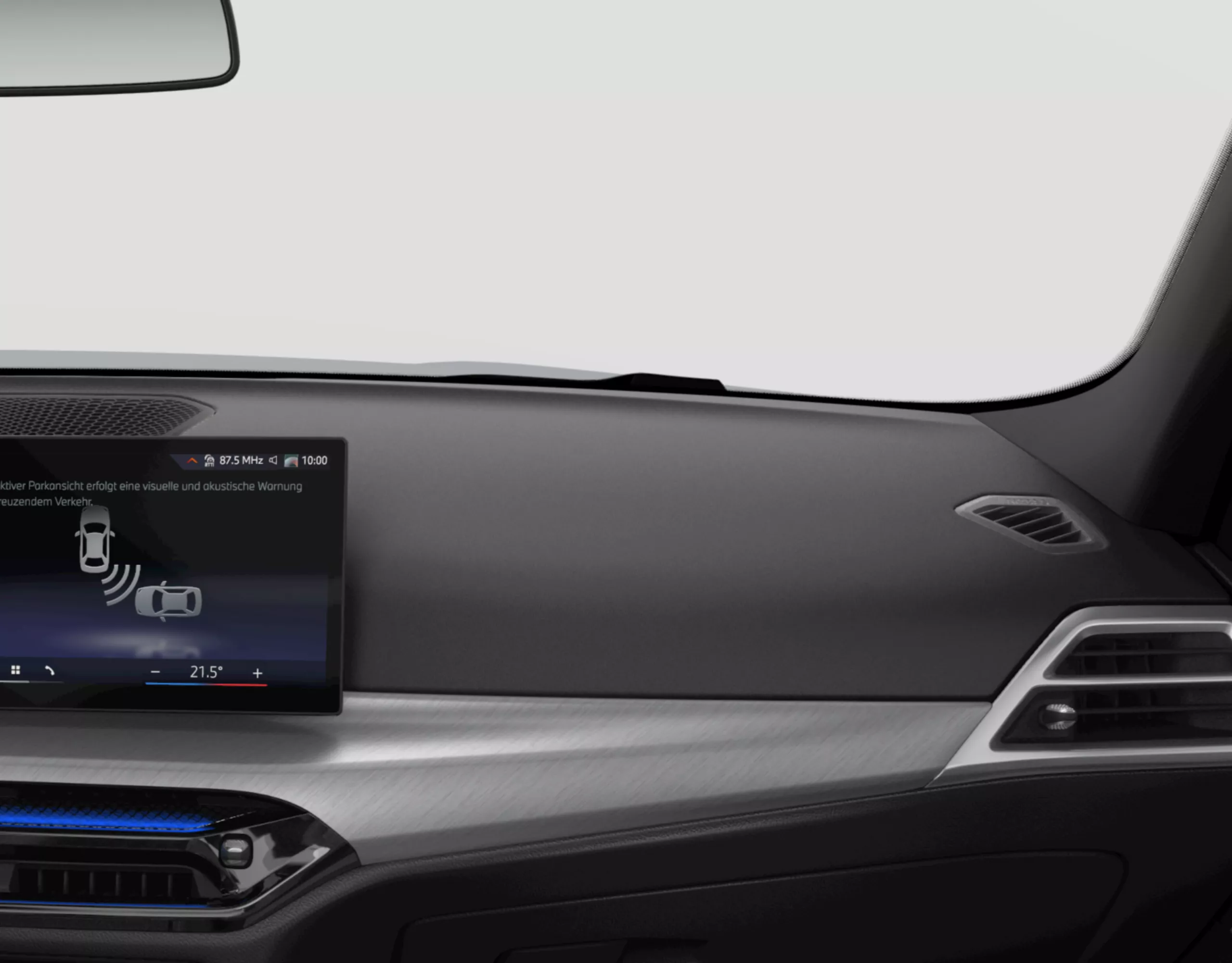 BMW 3 Series Sedan Ash Grey Blue, open-pored, fine-wood trim